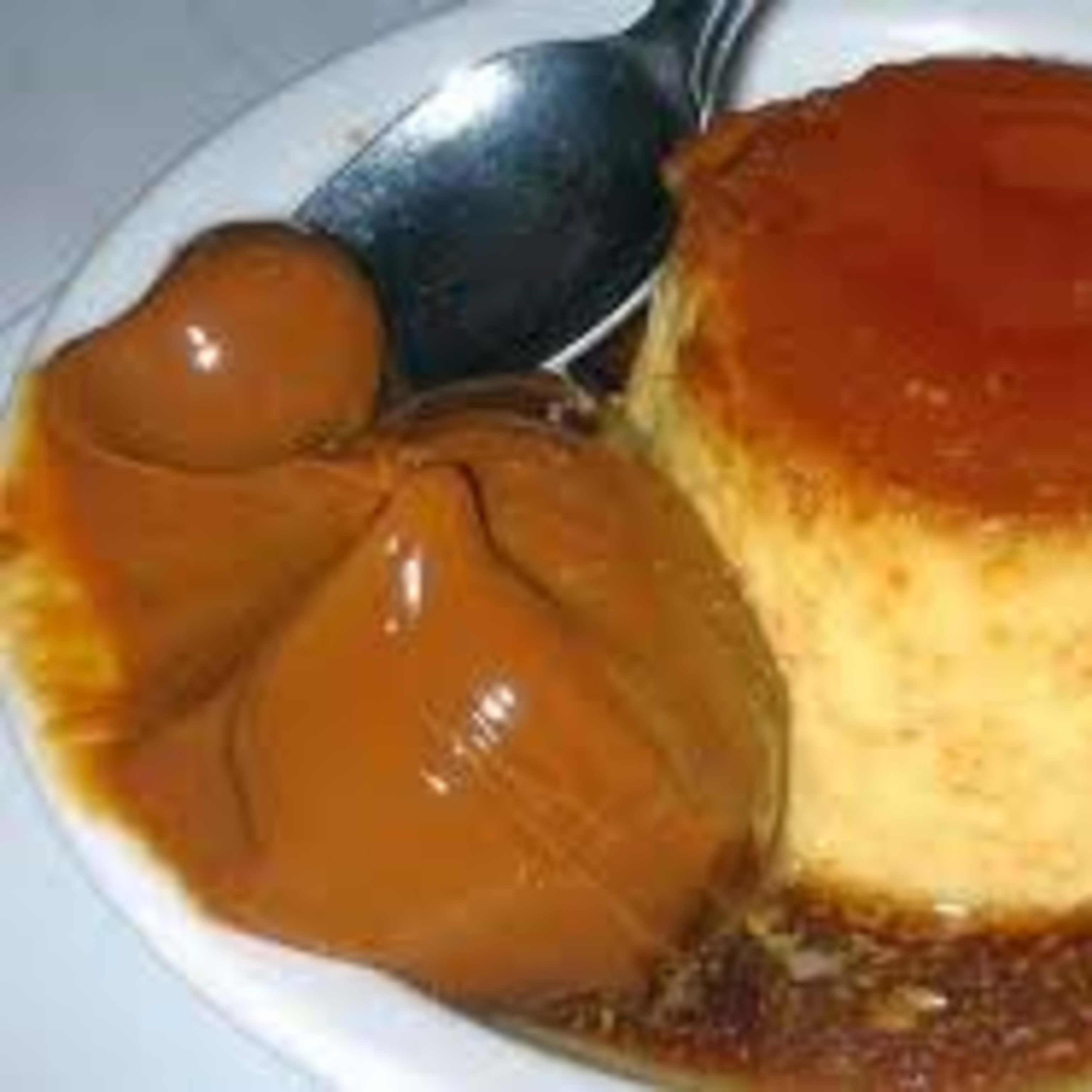 Flan con Dulce de Leche