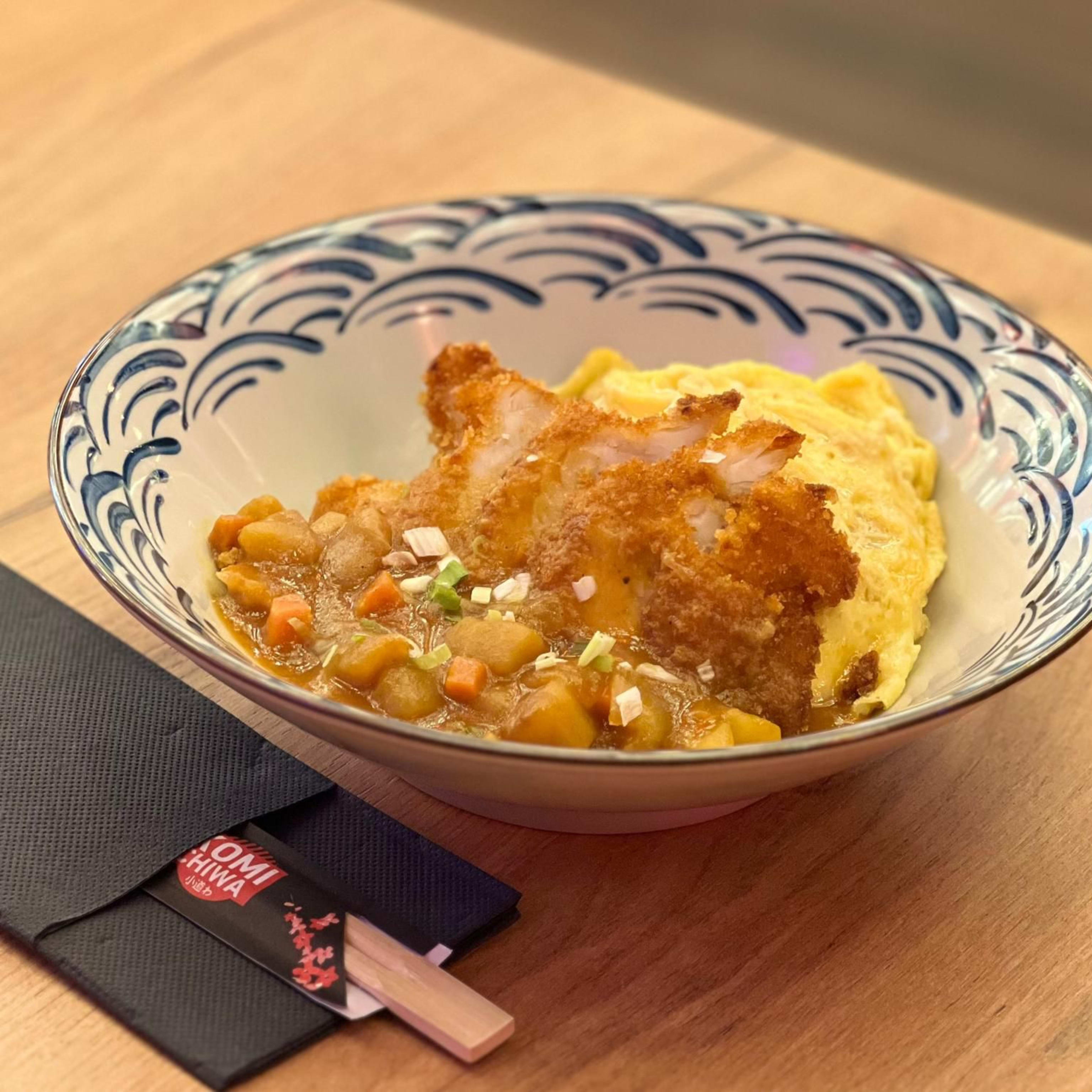 Curry chicken Omuraisu
