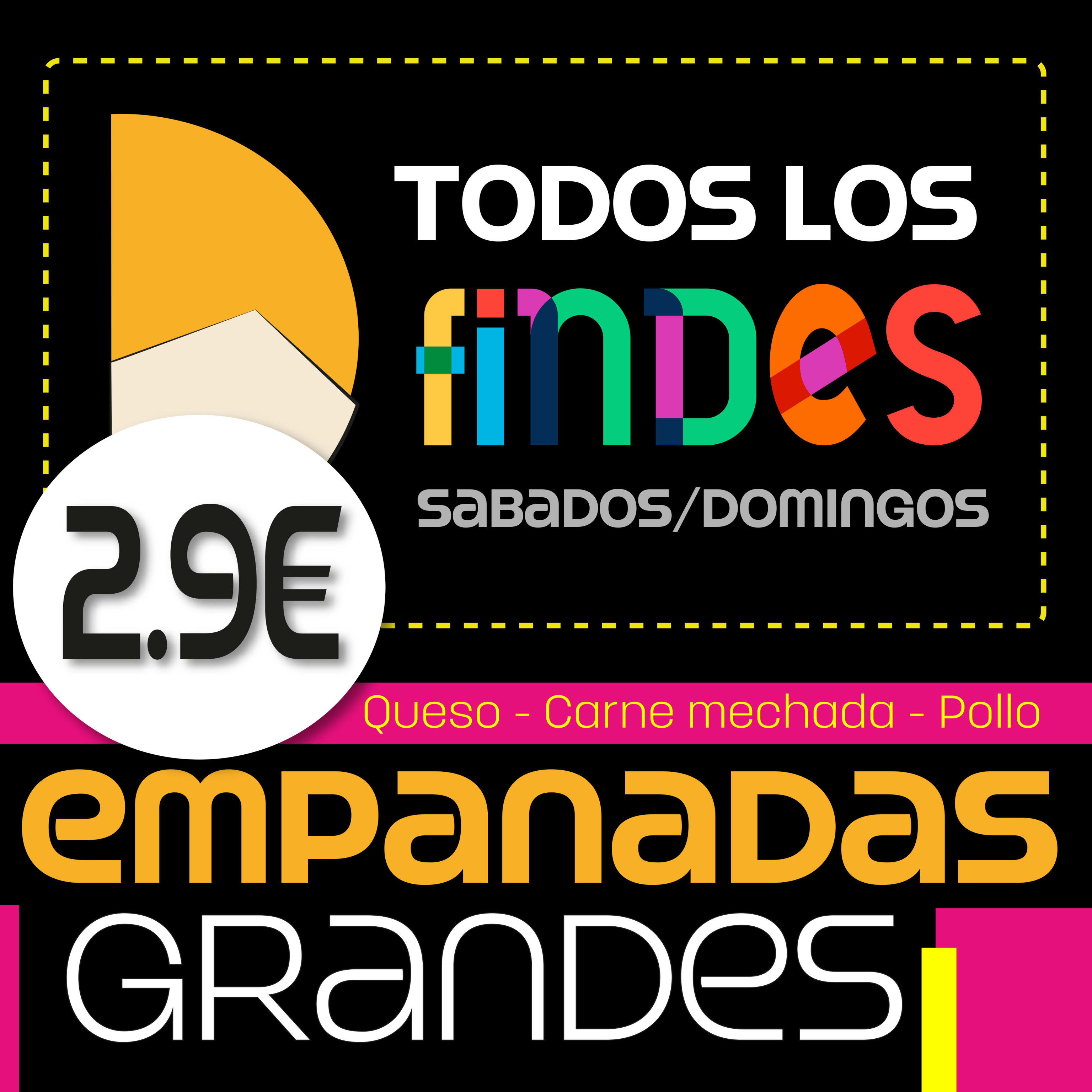PROMO FINDES Empanades GRANS 2,99