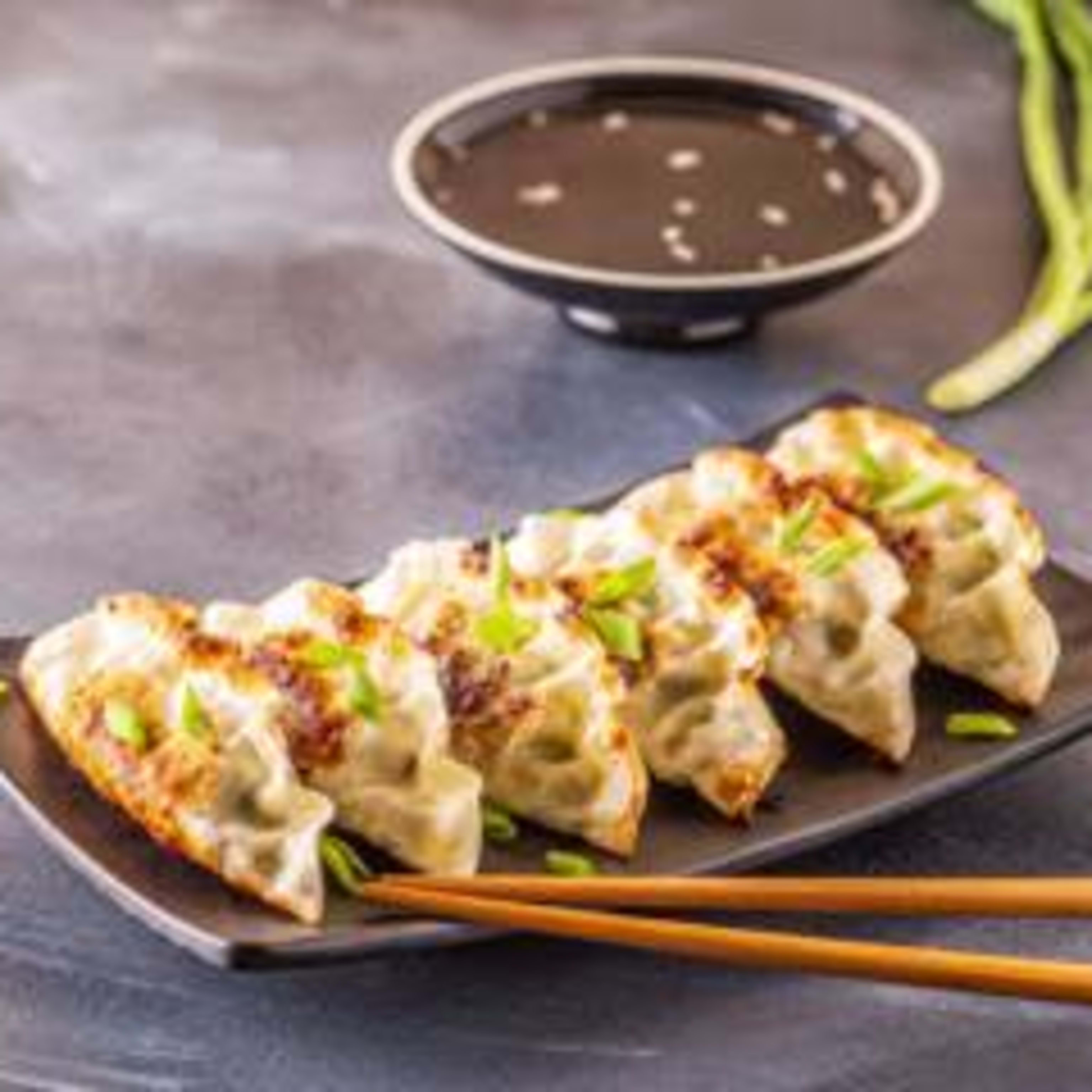 Gyozas de verduras y shiitake