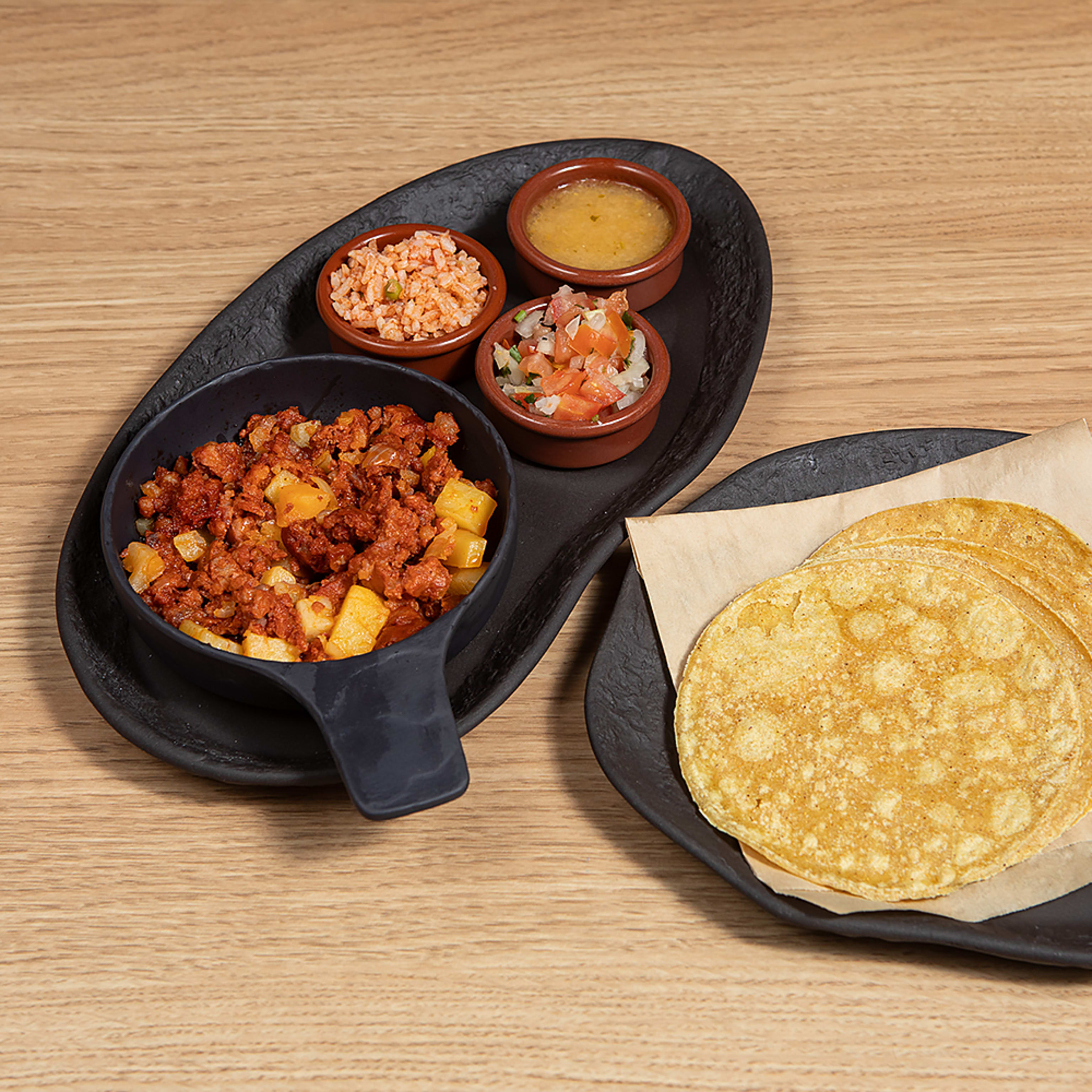 Cazuela Papas con chorizo