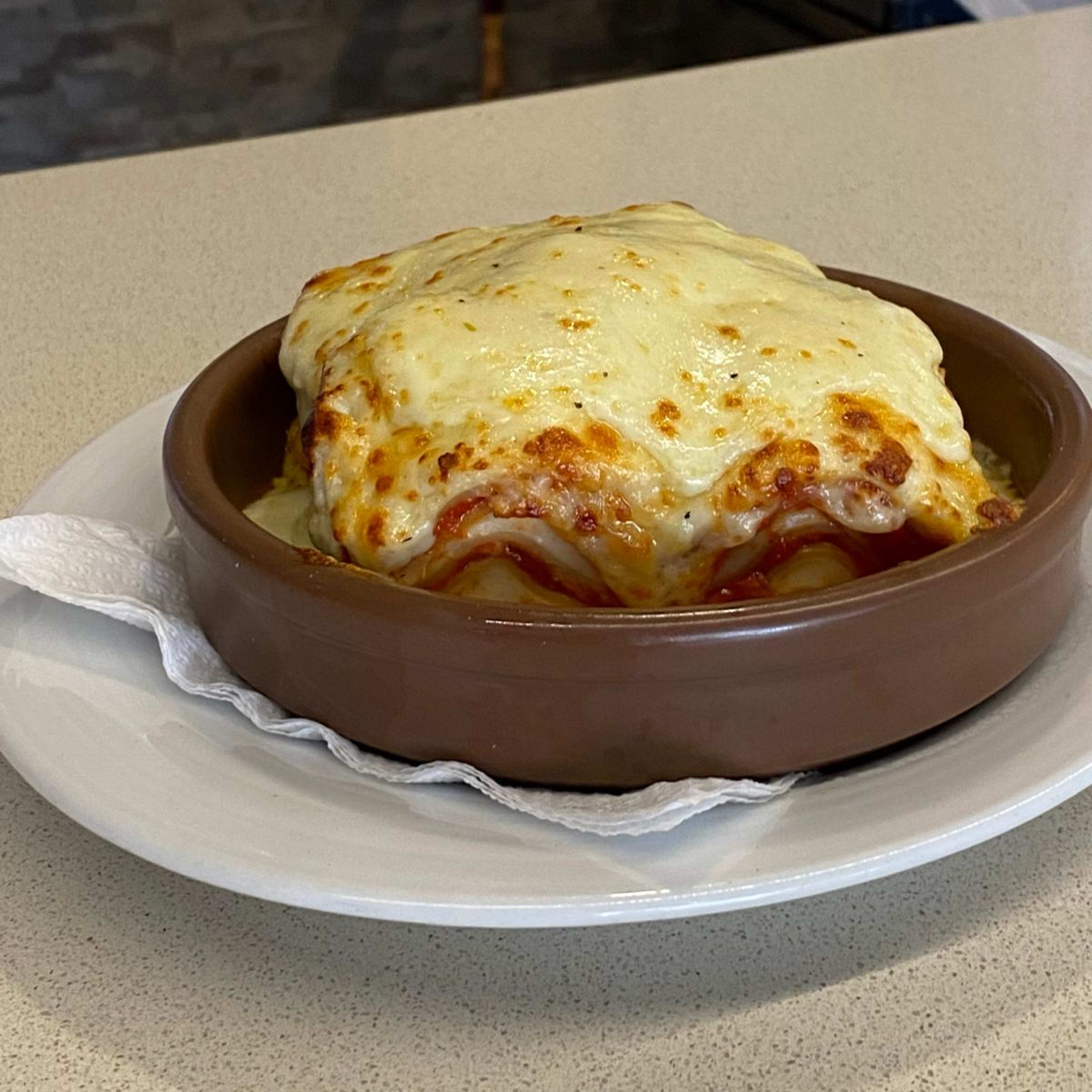 Lasaña de carne 