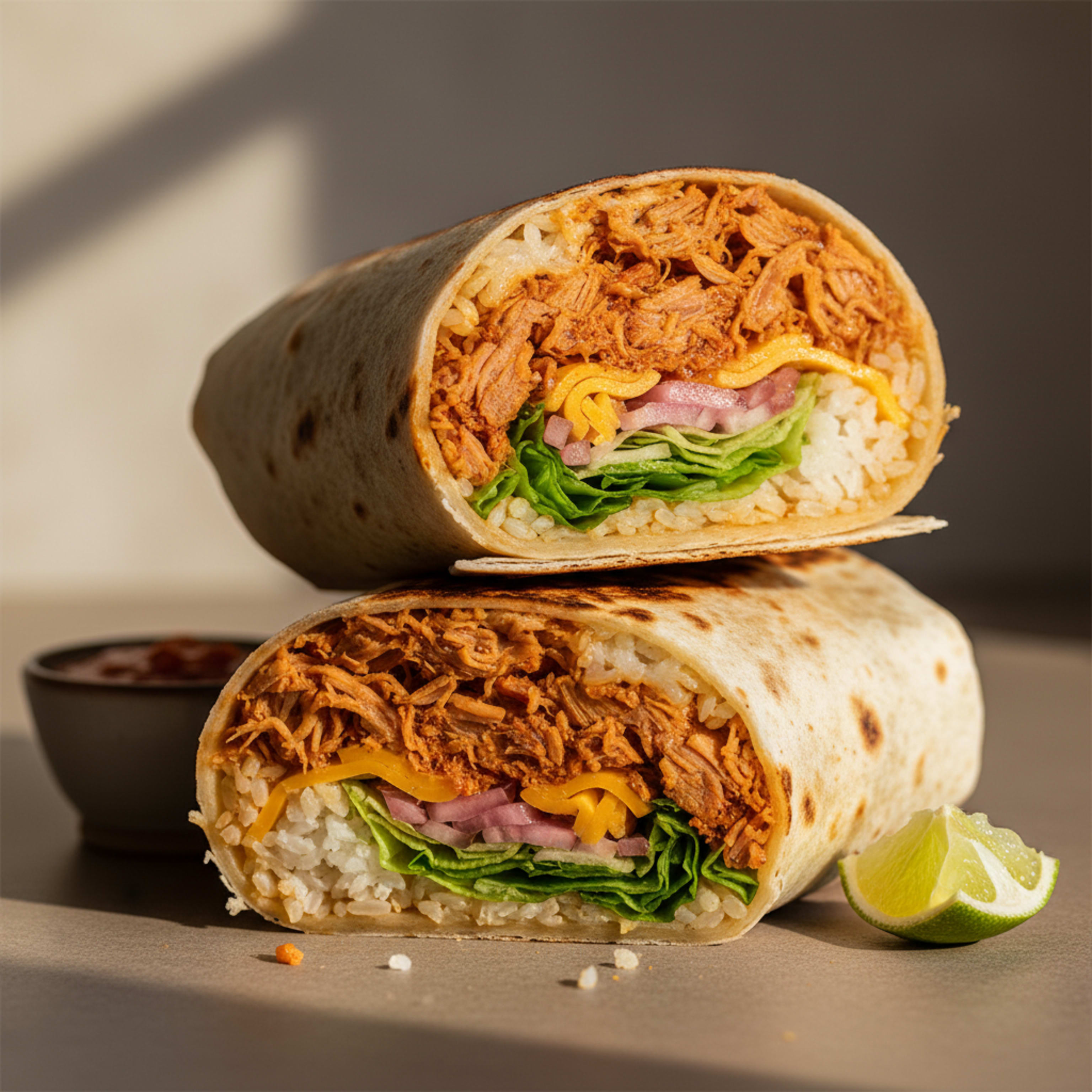 Burret de Cochinita Pibil.