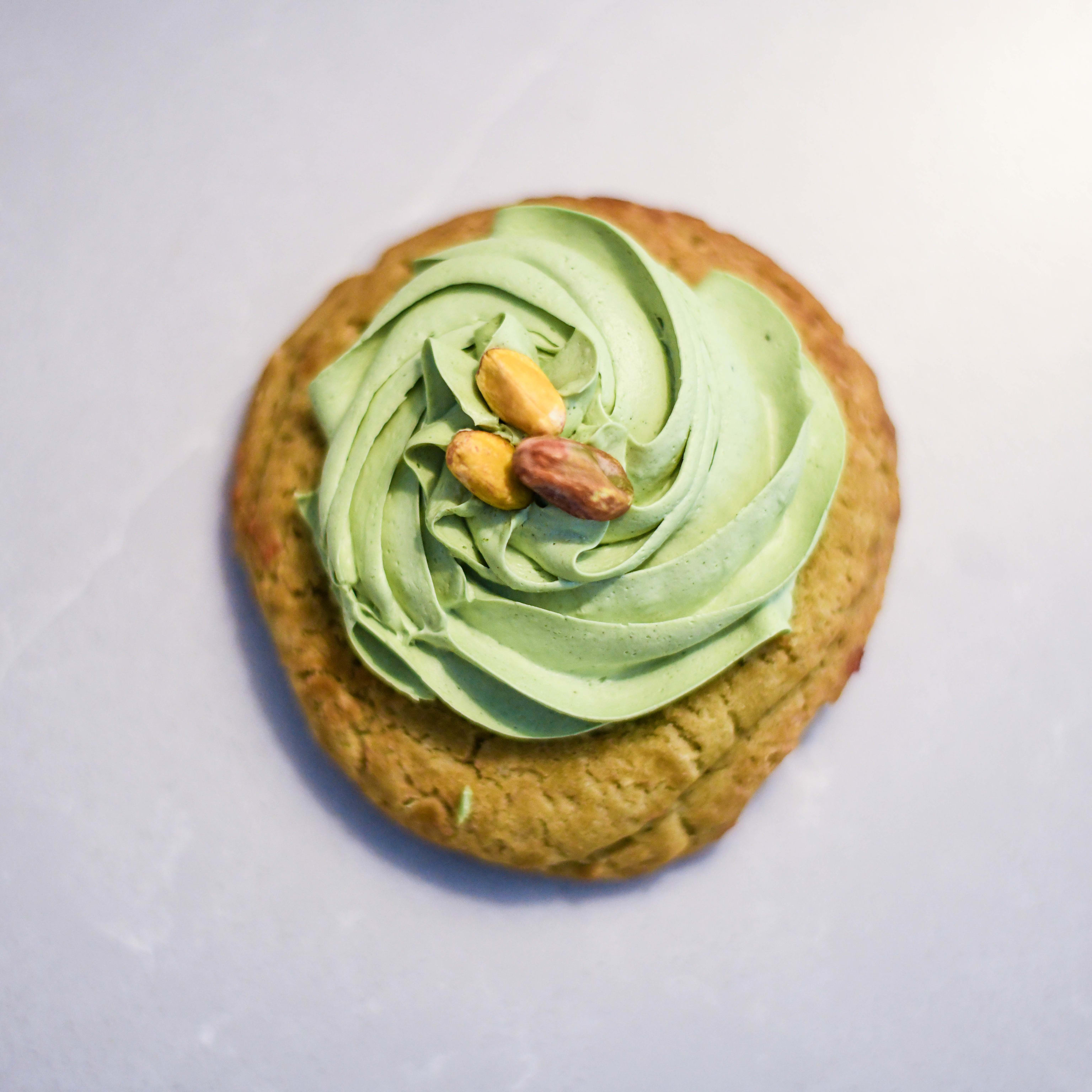 Cookie Cake sin gluten de Pistacho