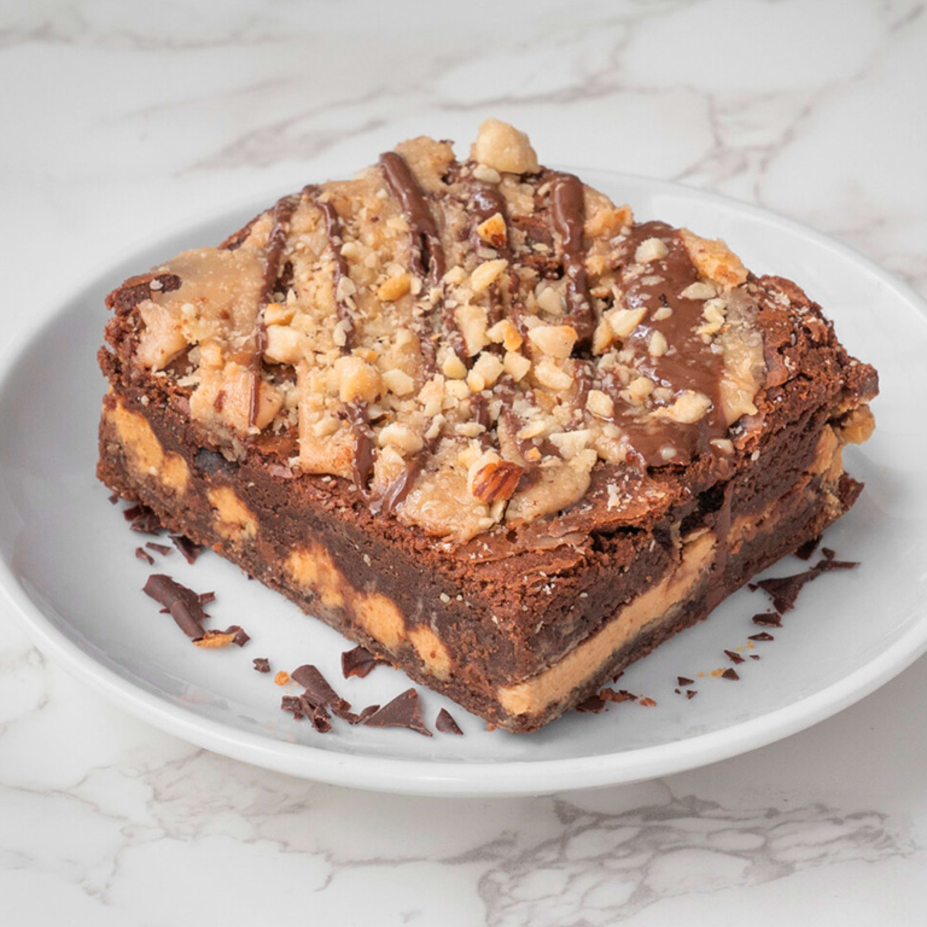BROWNIE KINDER Y NUTELLA