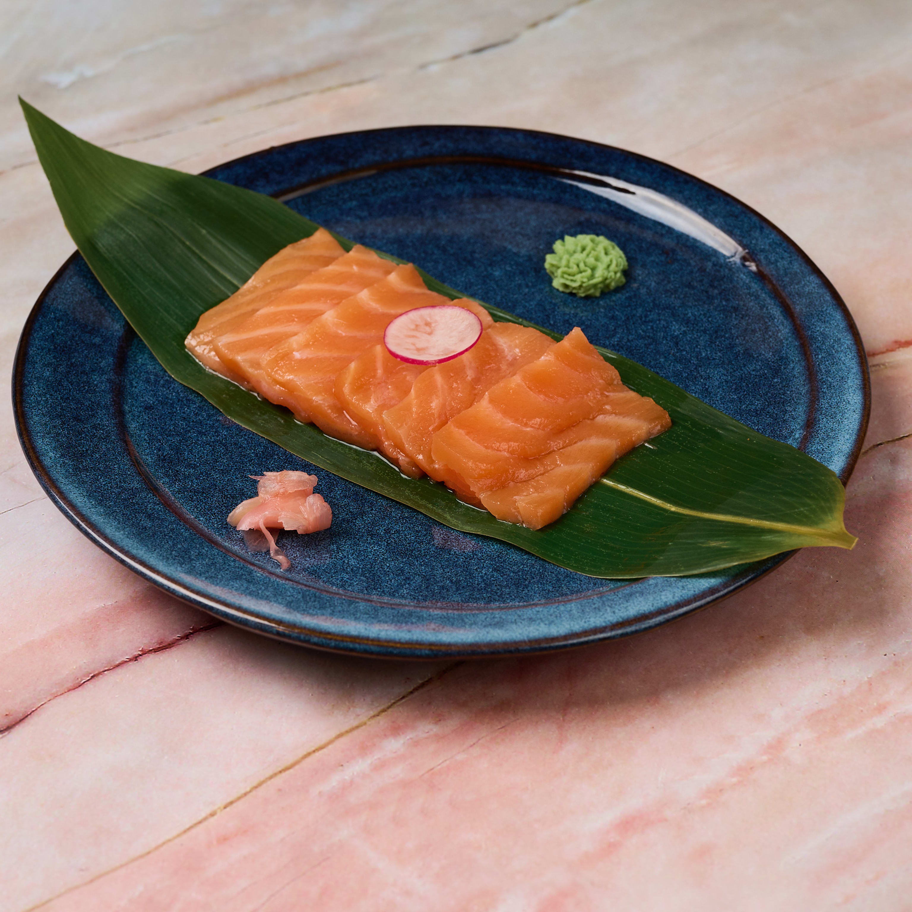 Sashimi de Salmón noruego 6 piezas 100g aprx