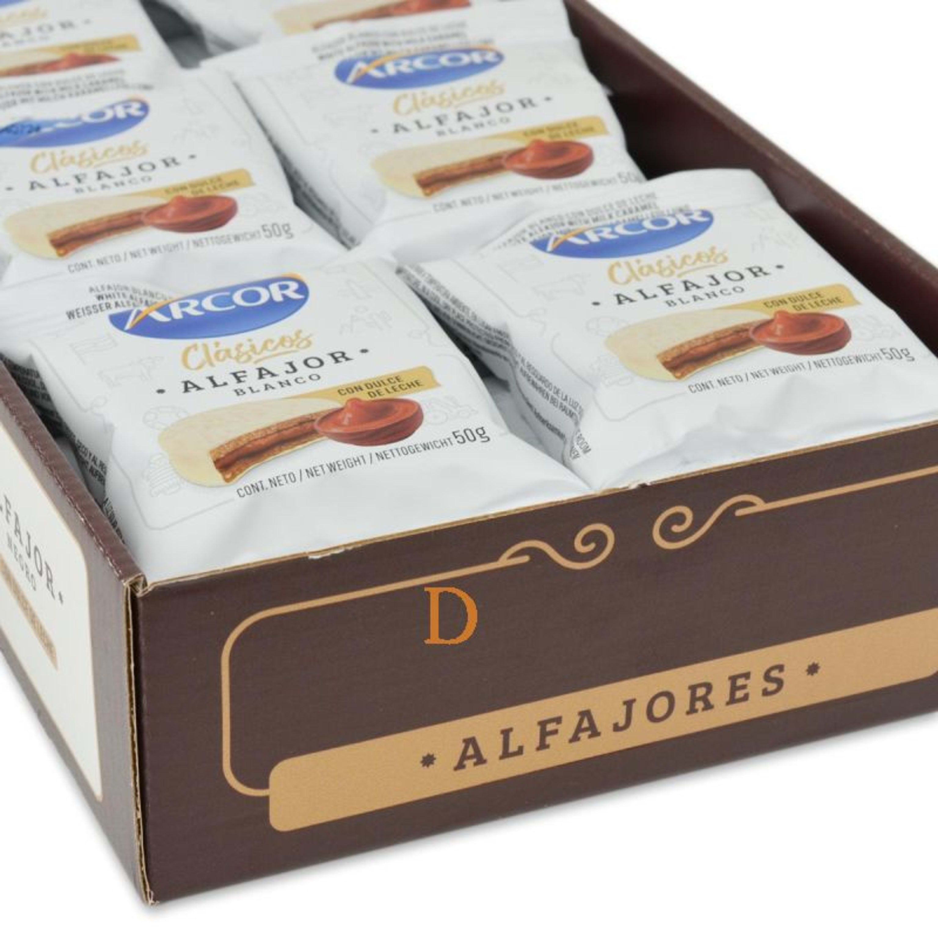 ALFAJORES Arcor Clásicos - BLANCO - 18 uds (900g)