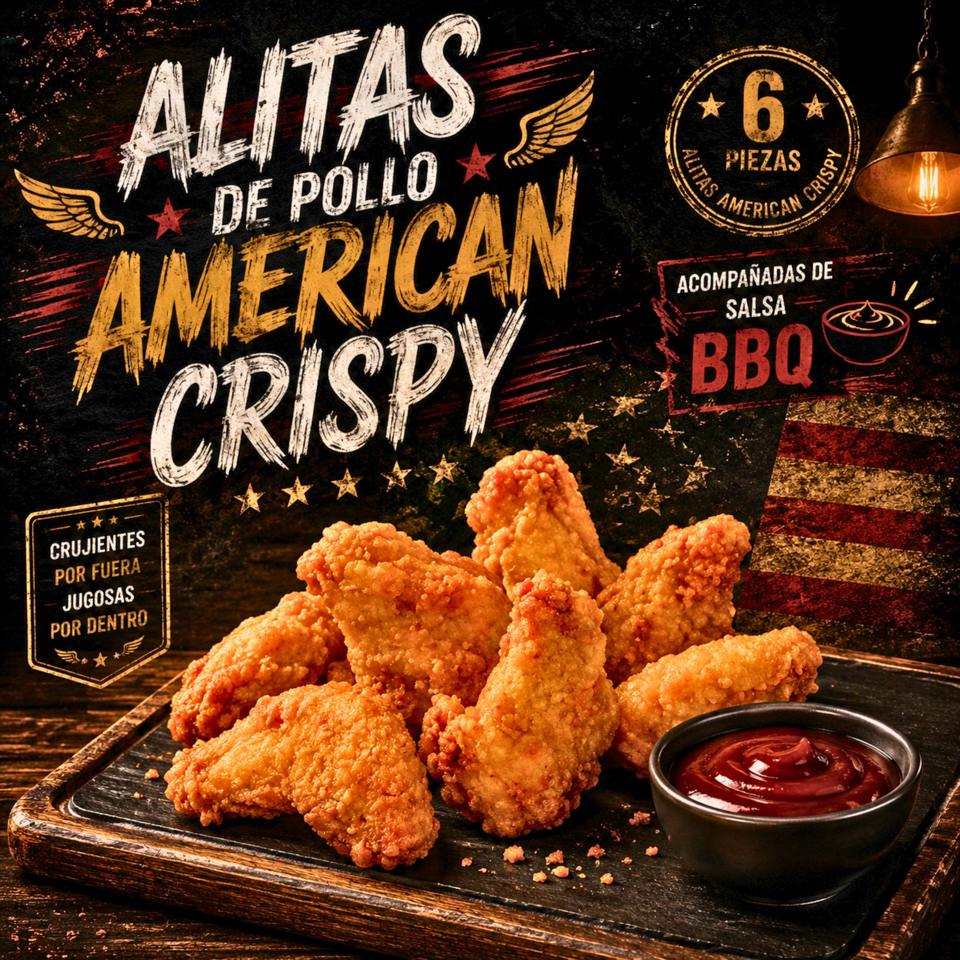 Alitas de pollo american crispy