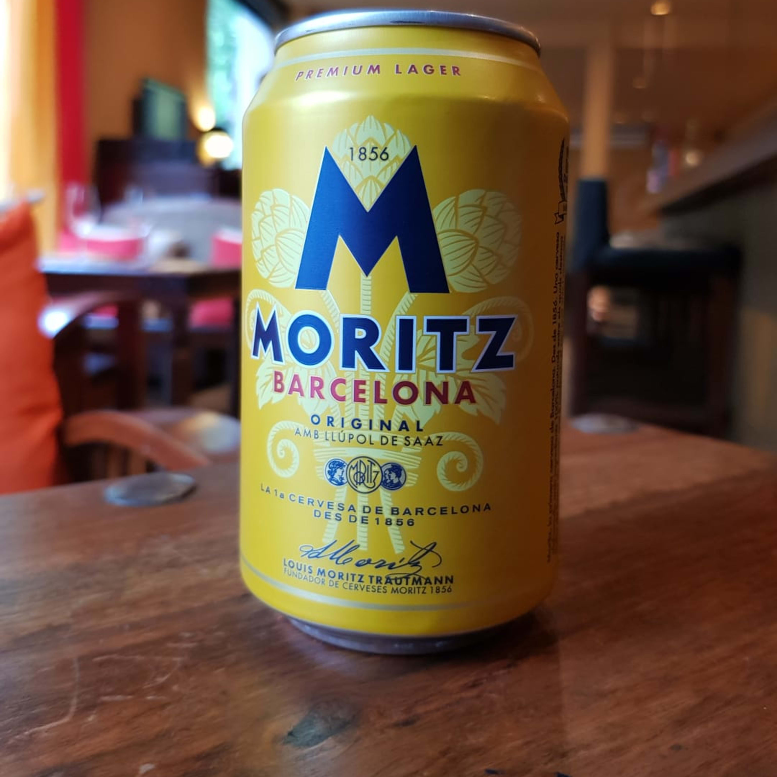 Cerveza Moritz, lata 0,33l.