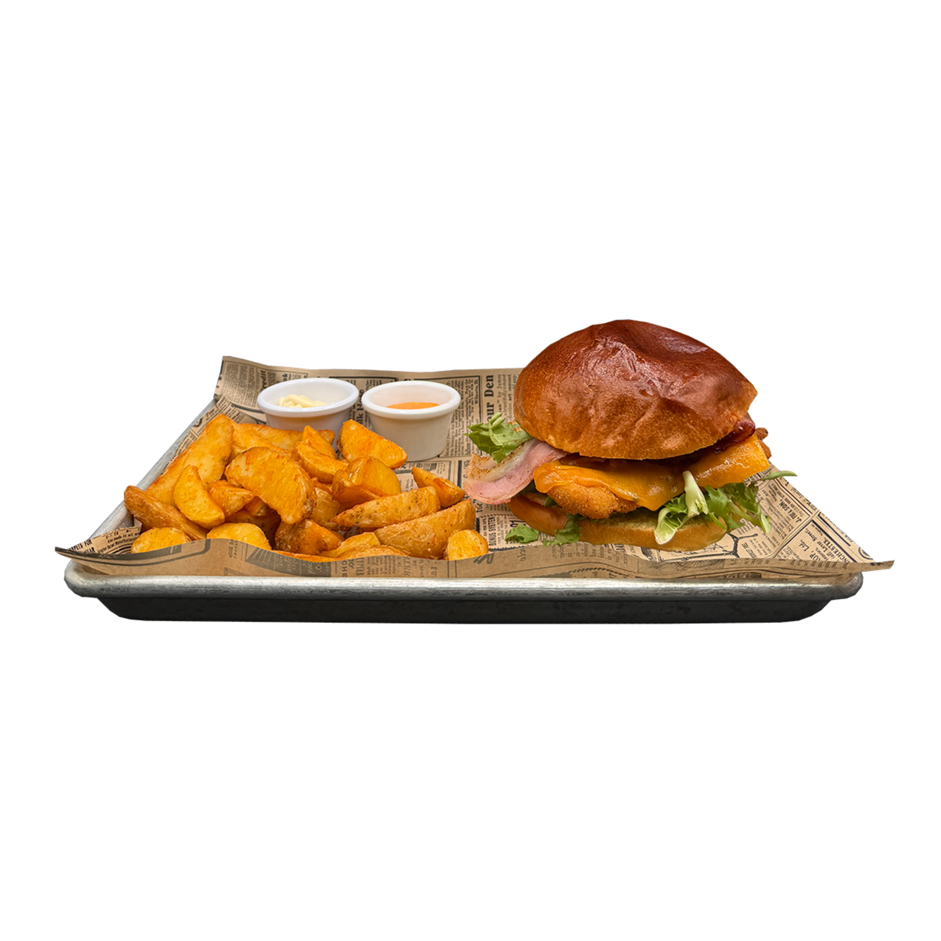 Thai chicken burger