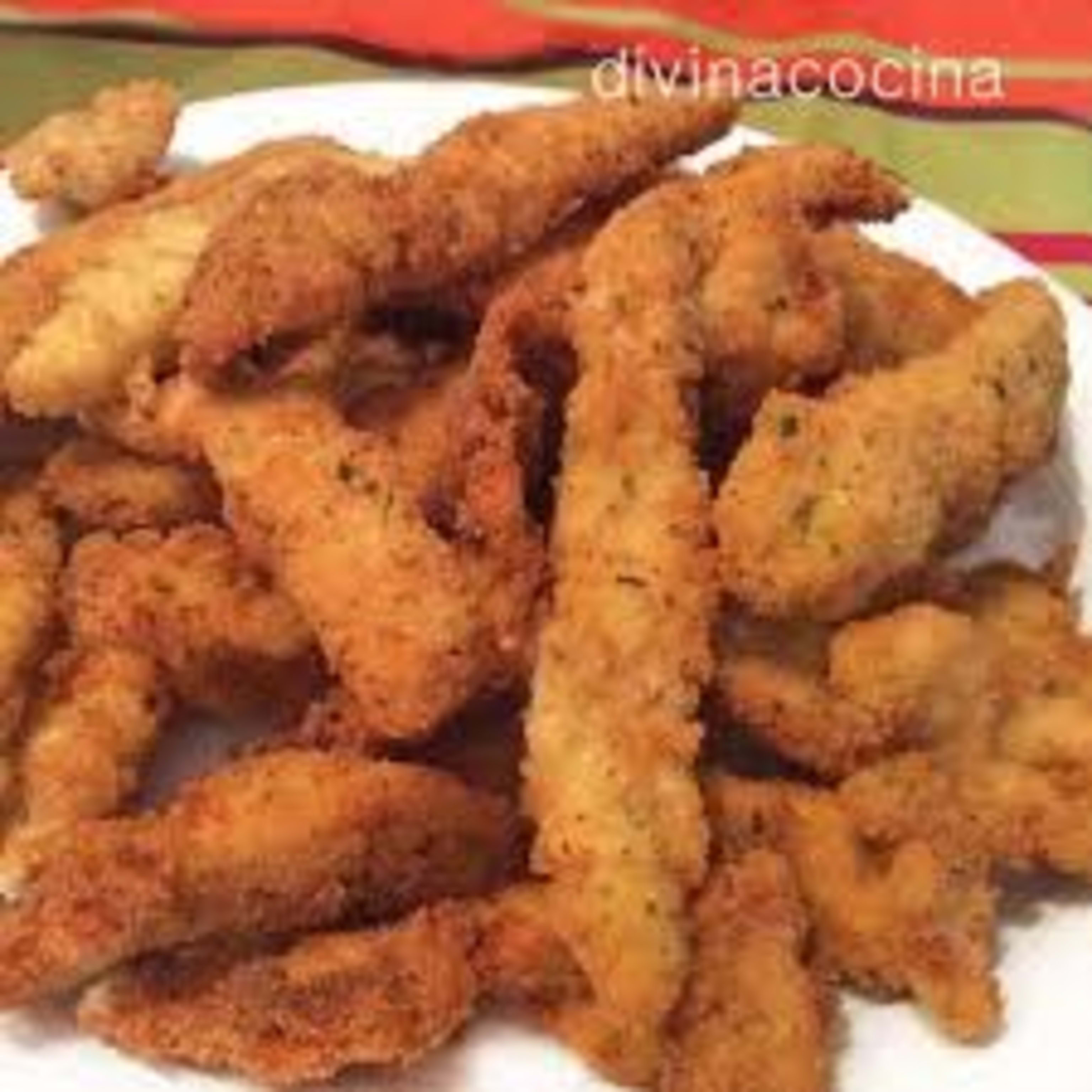 Fingers de pollo picante