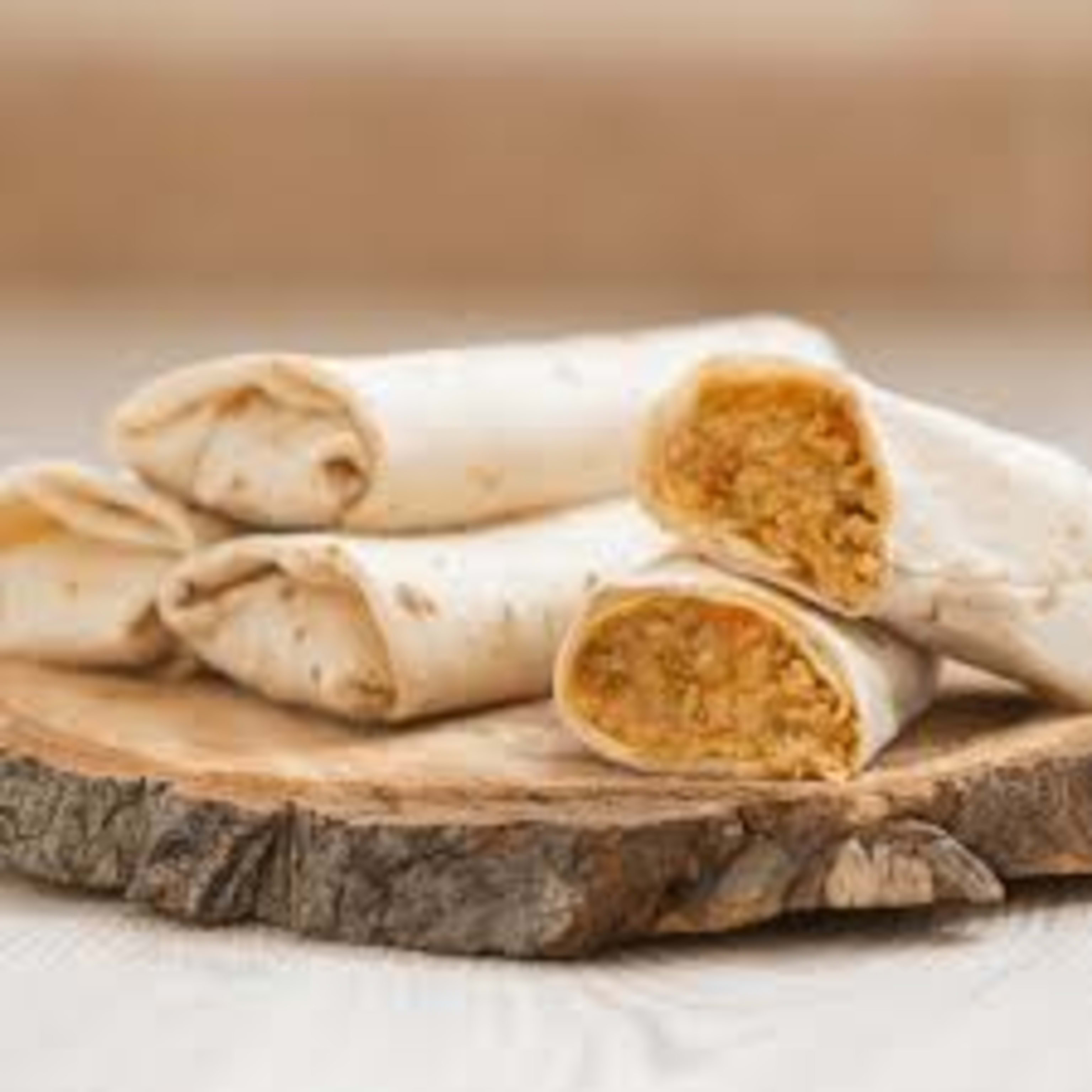 Burrito de pollo con guacamole y especias, 2 unidades
