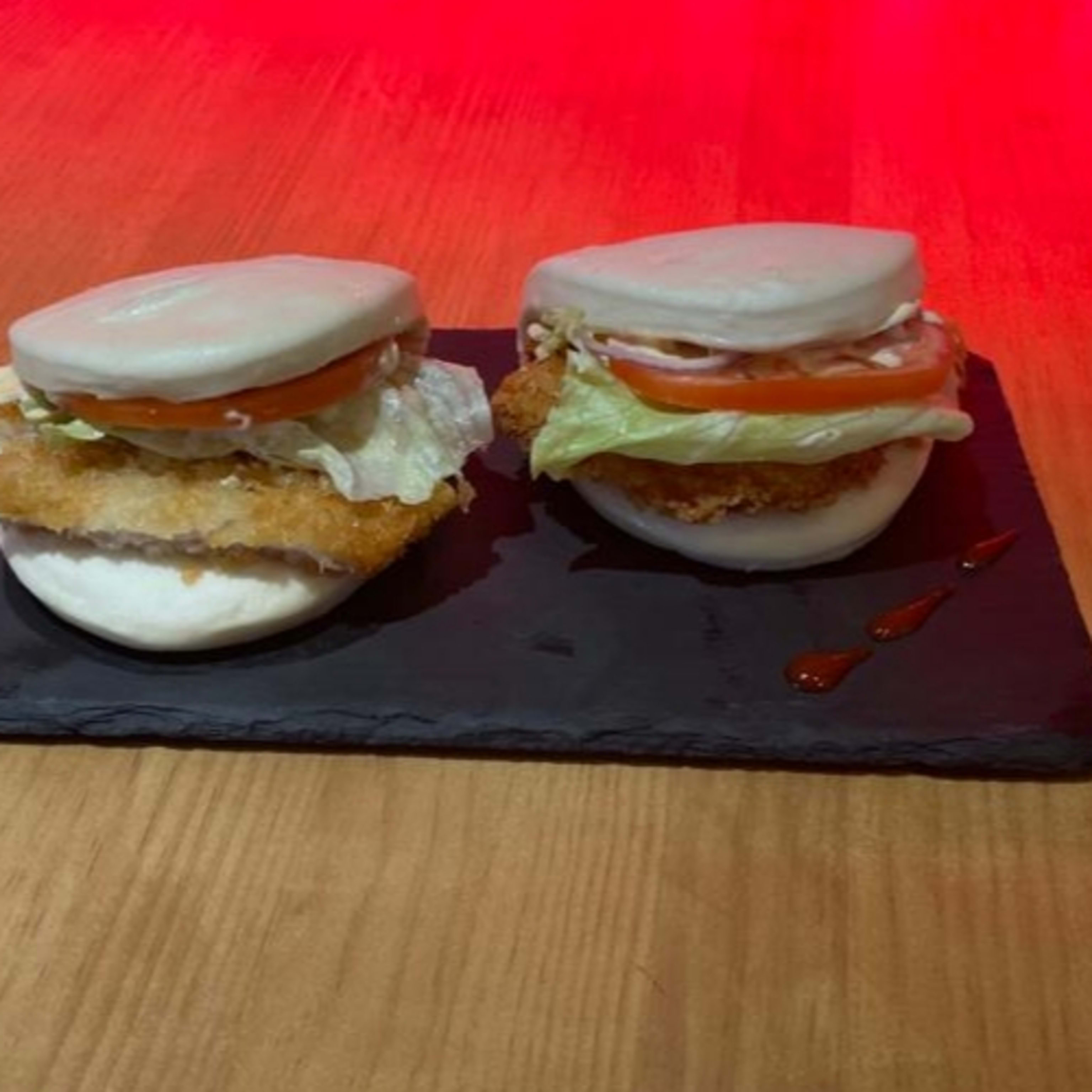 Baos Pollo Crunchy con Curry Mayo 