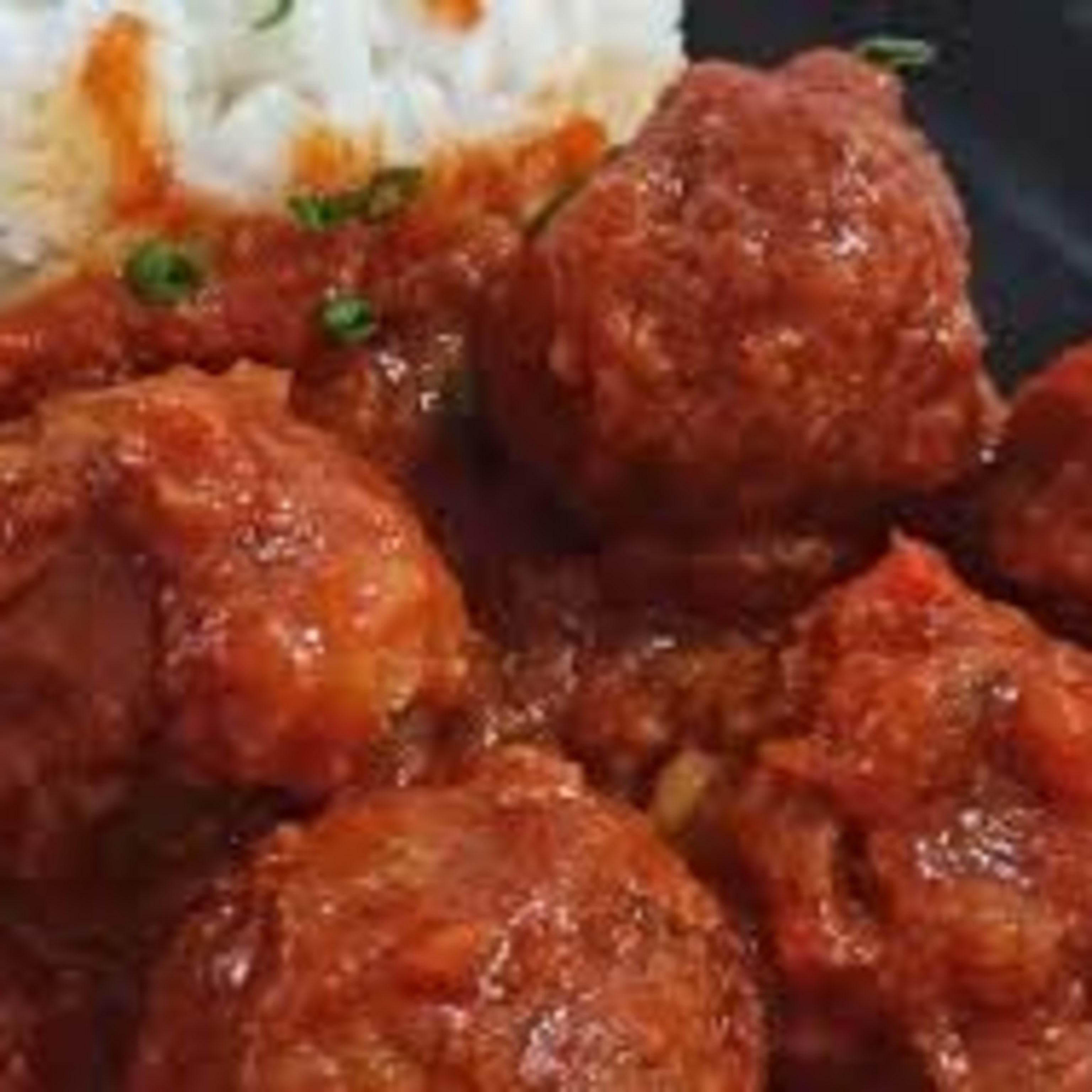 Albondigas de "no carne" con tomate