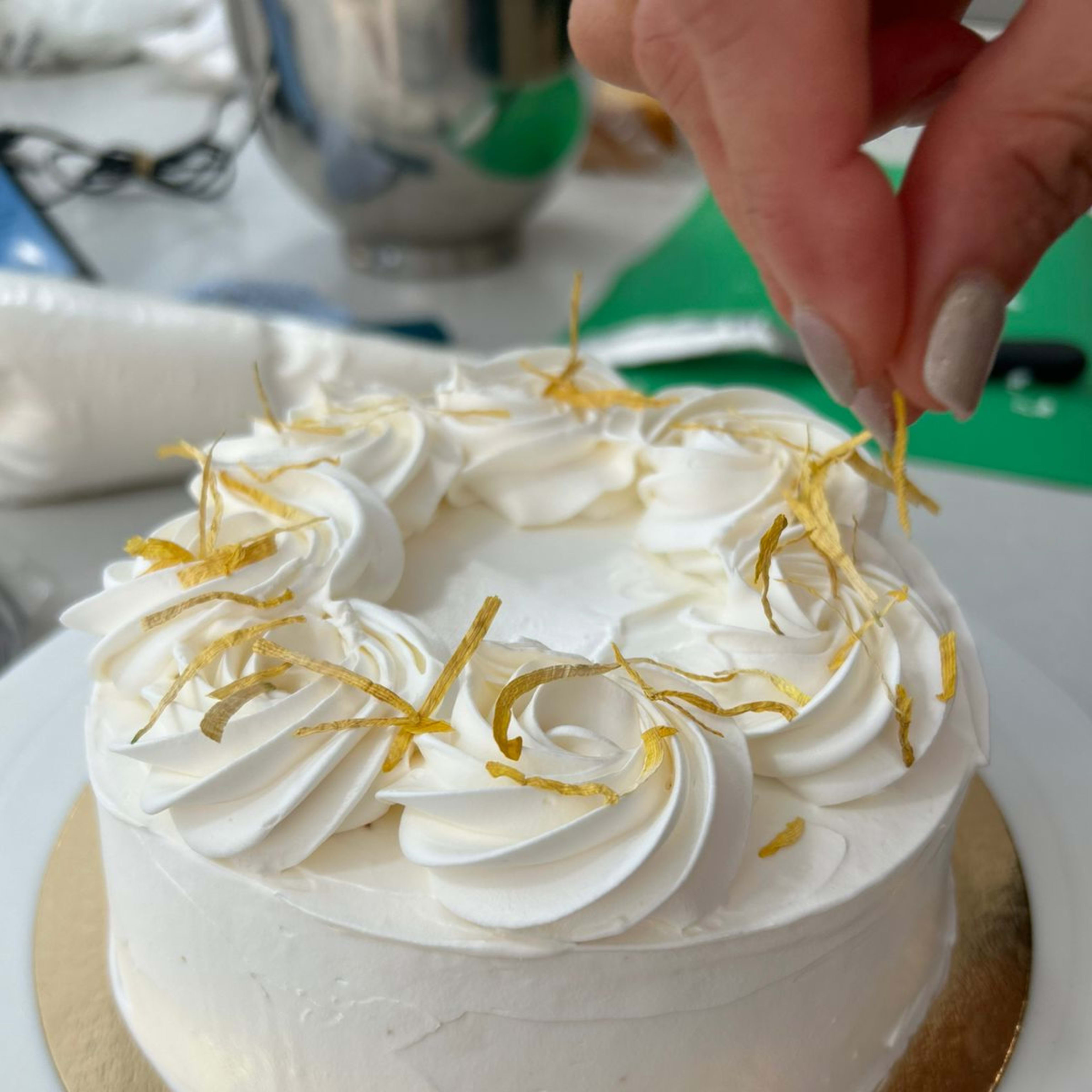 Tarta con Mousse de Limón
