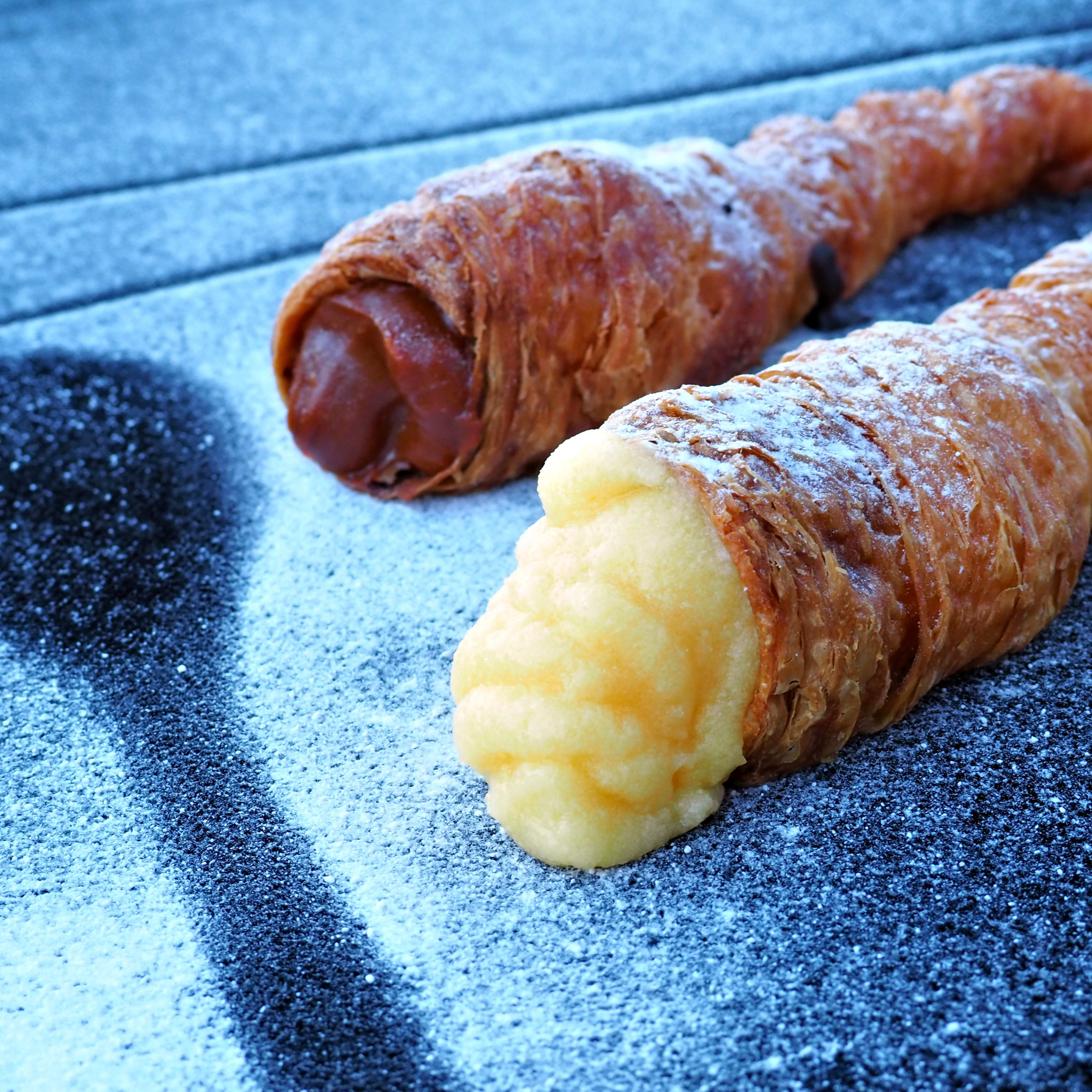 Cañoncito de crema pastelera