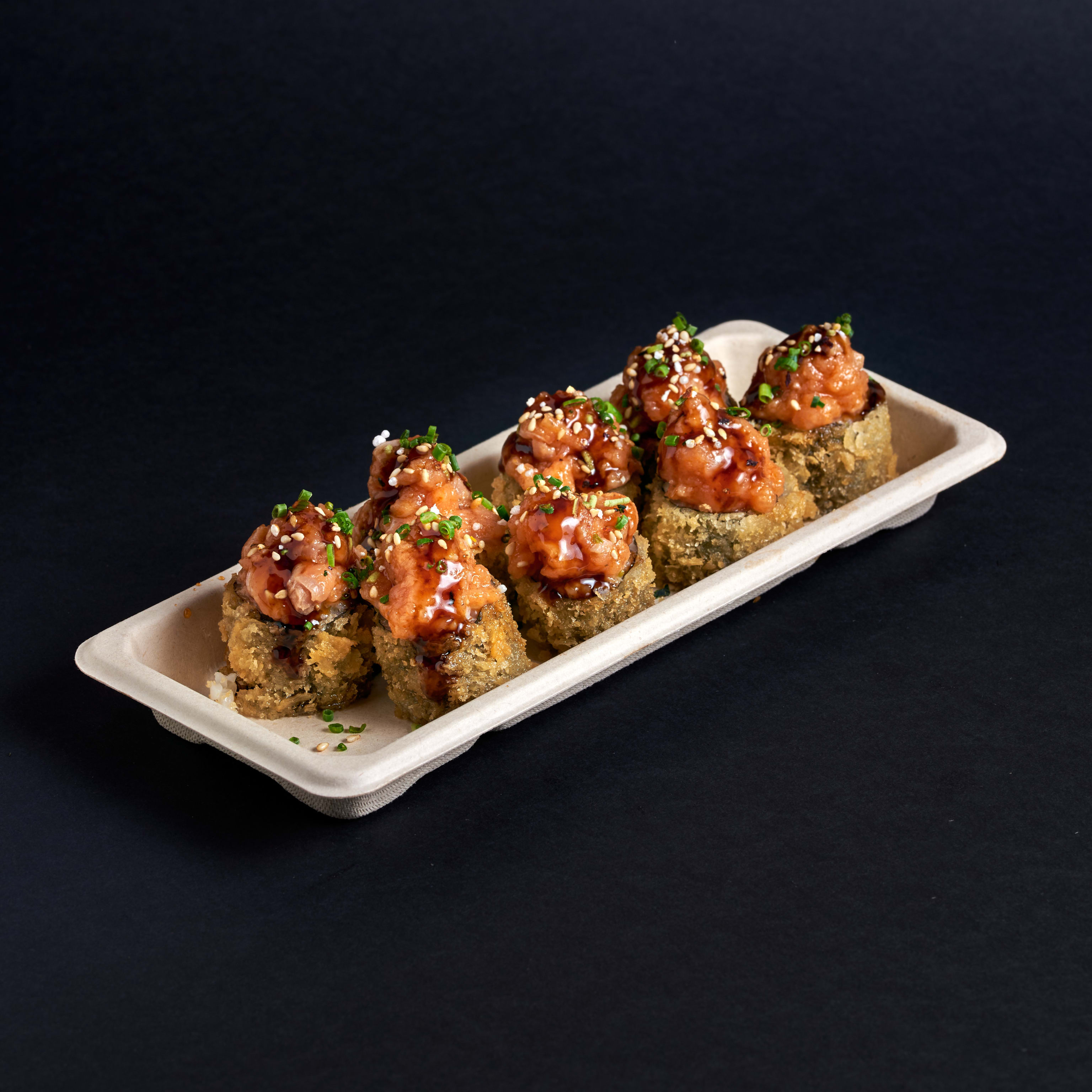 Hot Roll de Salmón (8 piezas)