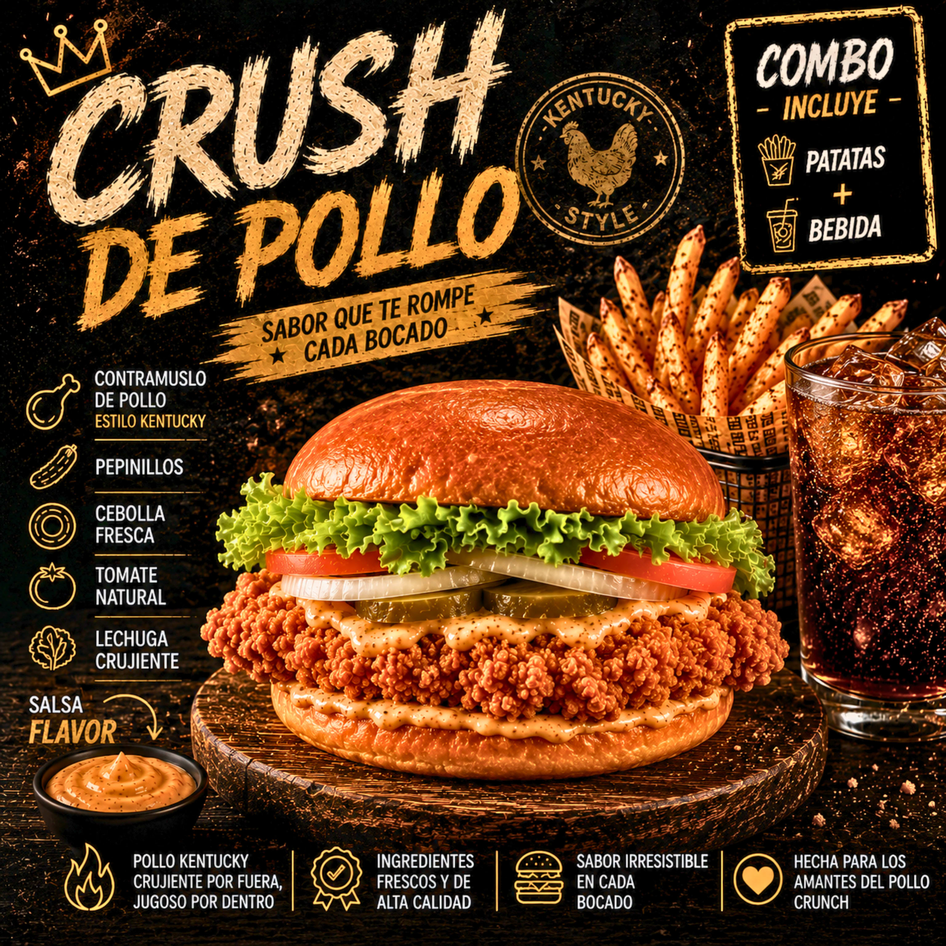 Combo Crush de Pollo