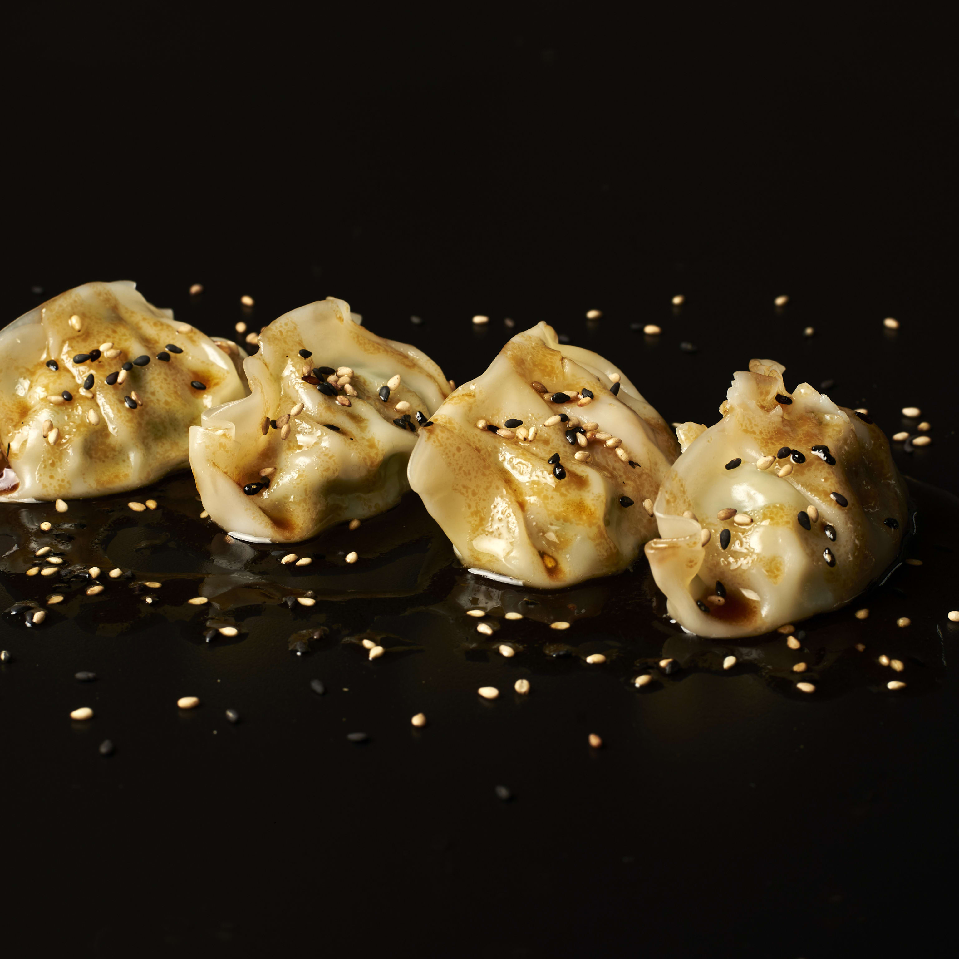 Gyozas de gambas
