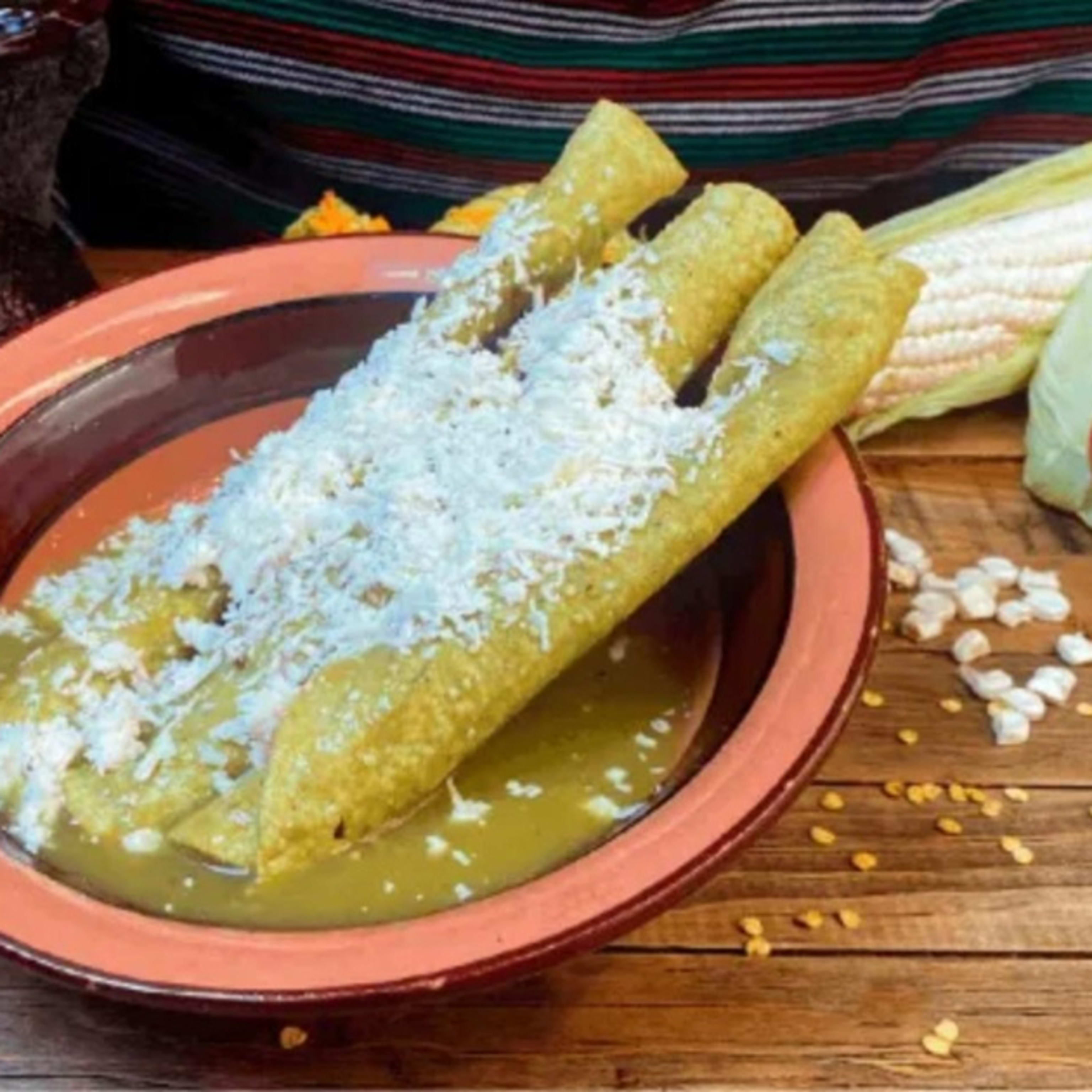 Flautas de pollo
