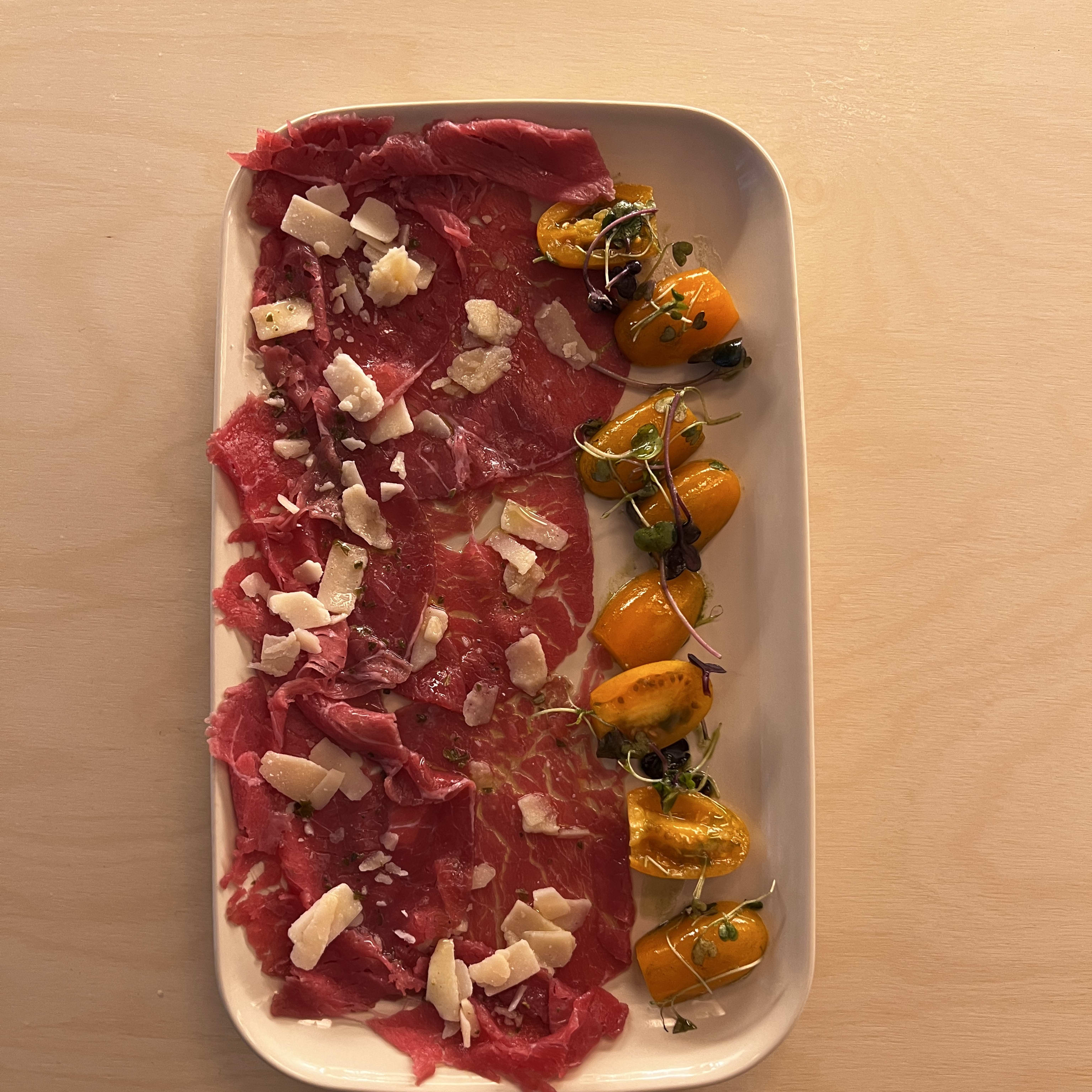 Carpaccio de ternera