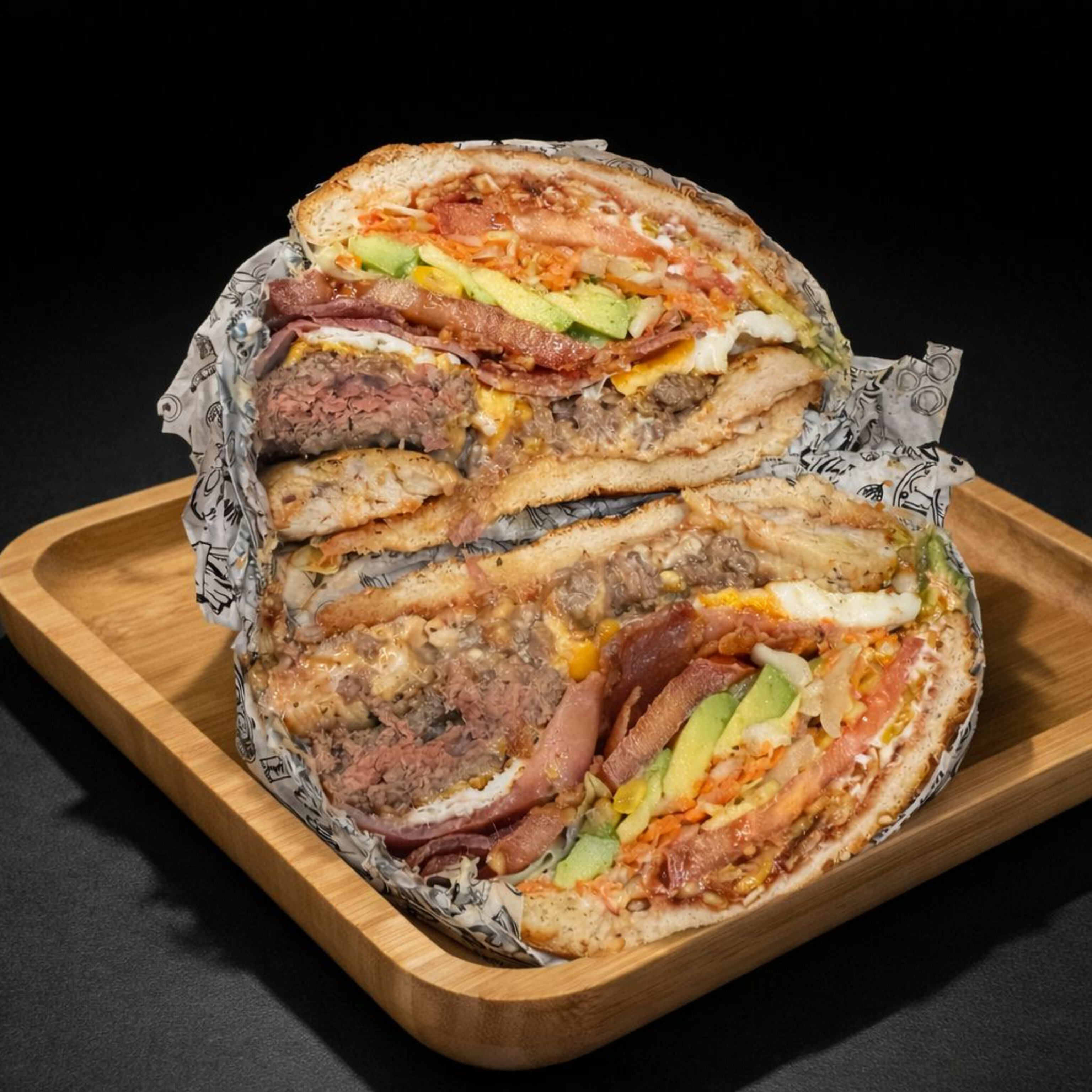 Hamburguesa 4x4 XL