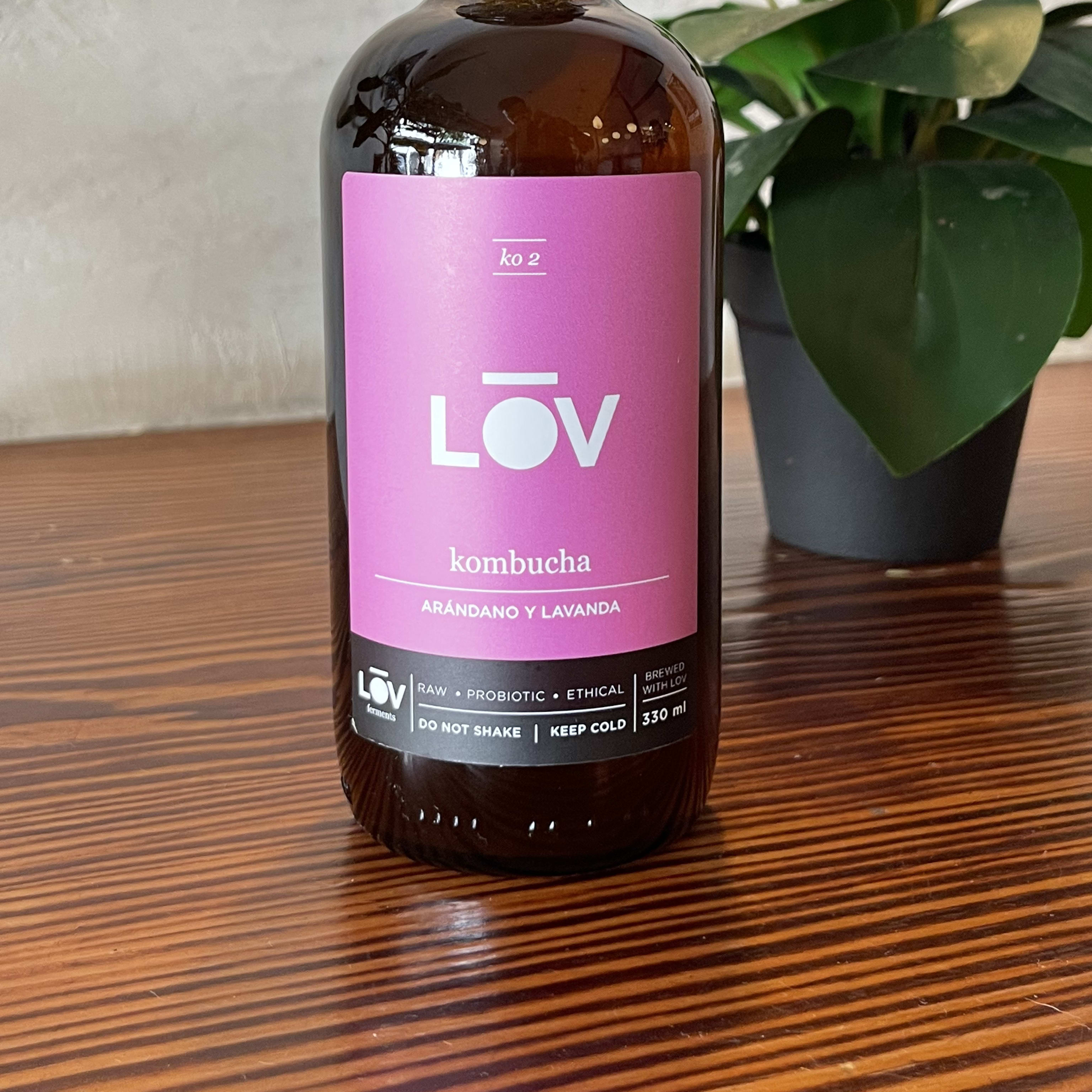 Kombucha Arándanos Y Lavanda