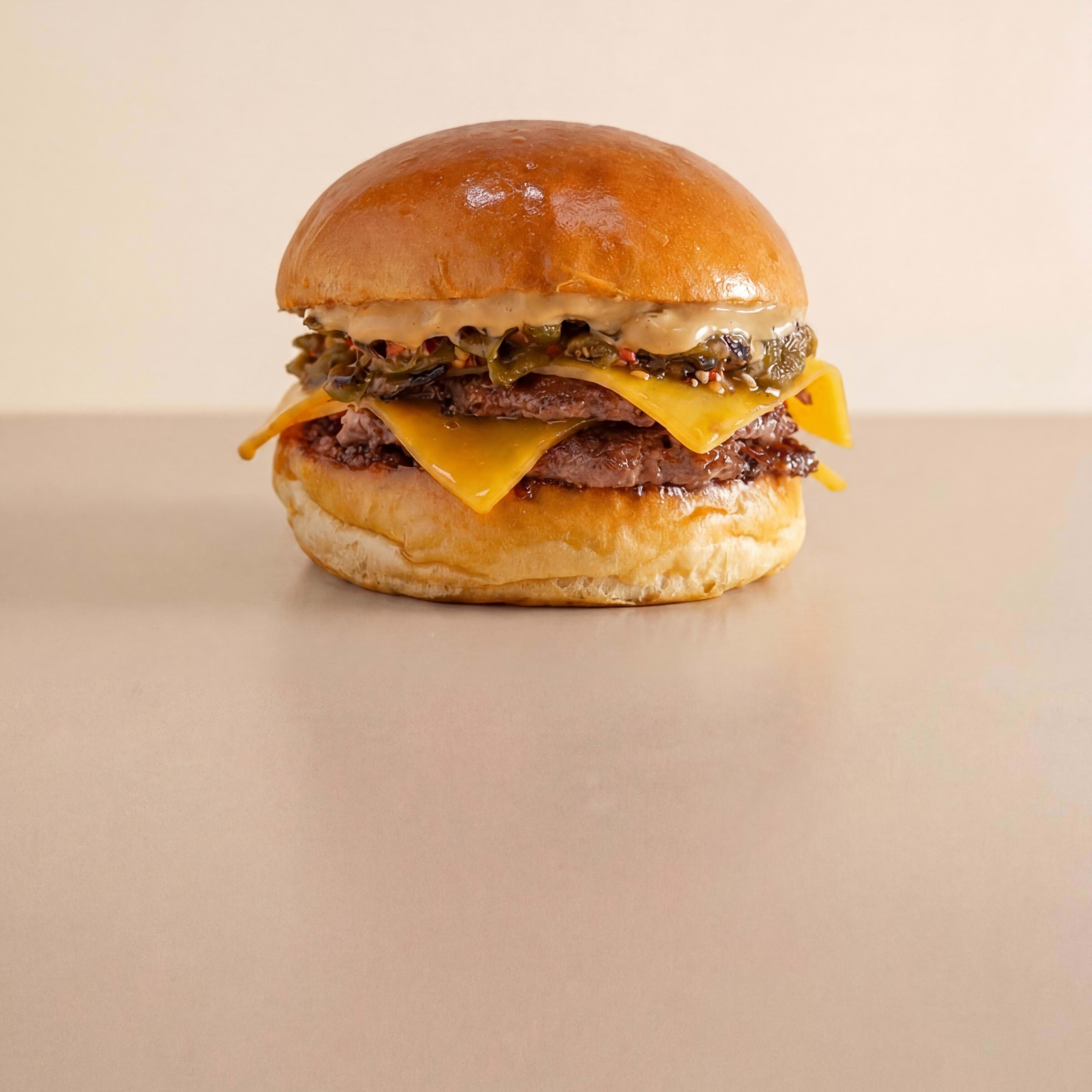 GREEN CHILE Burger 🌶️