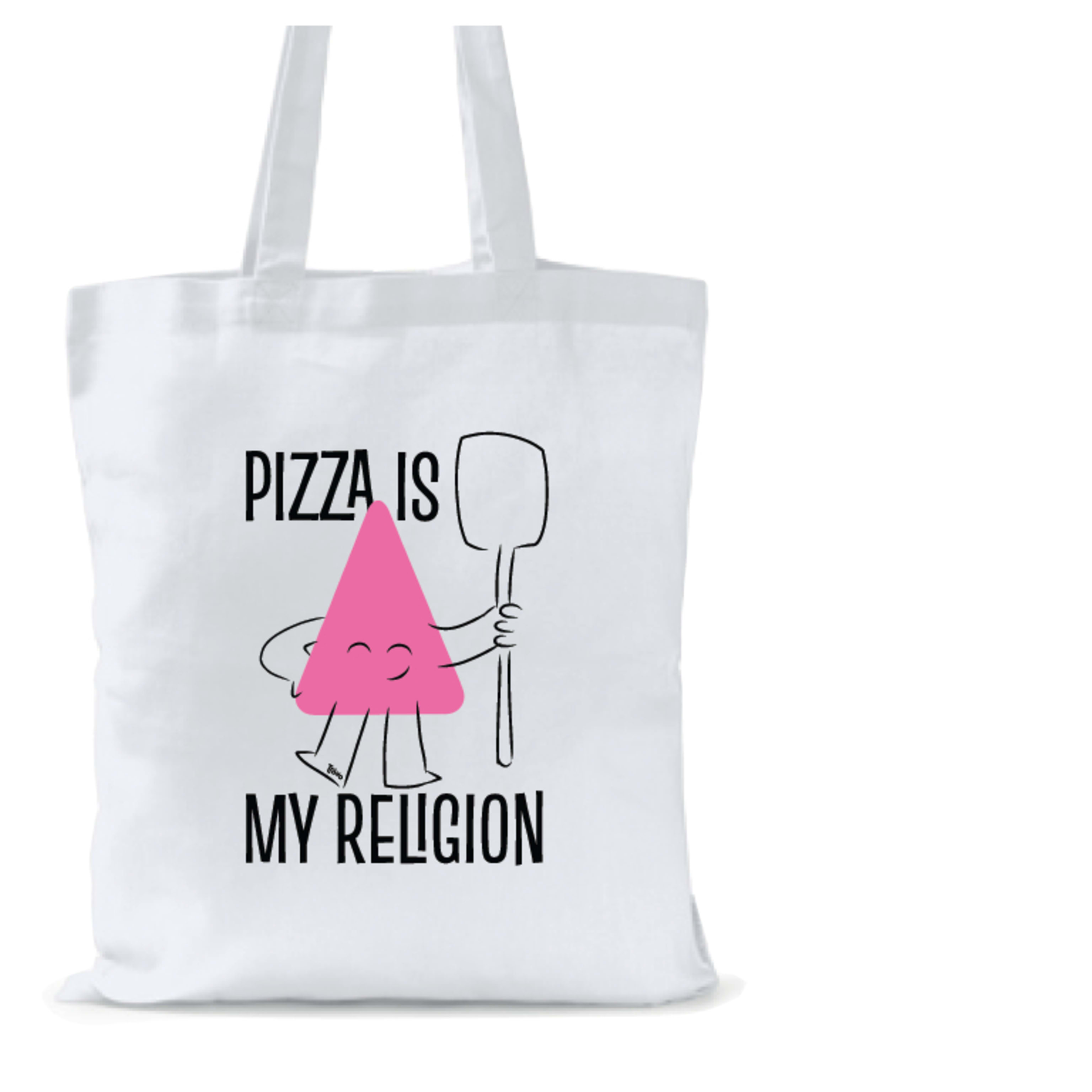 Totebag "PIZZA IS MY RELIGION"