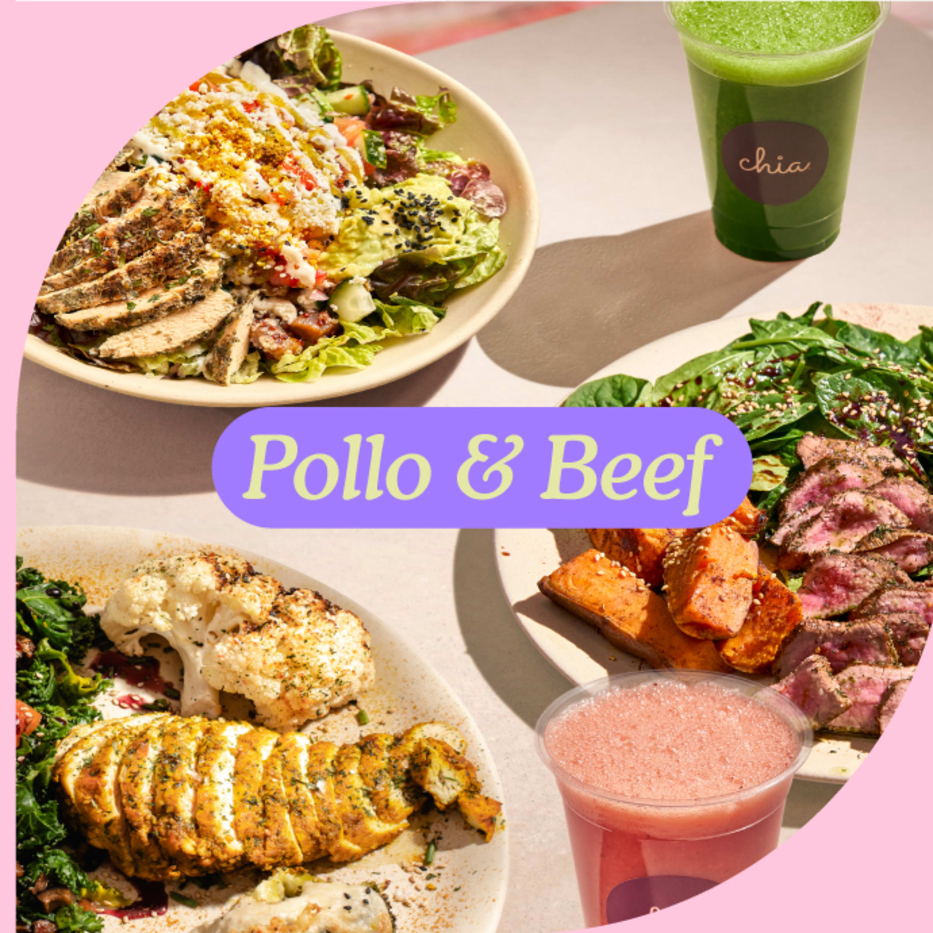 Crea Tu Special Perfecto de Pollo o Beef
