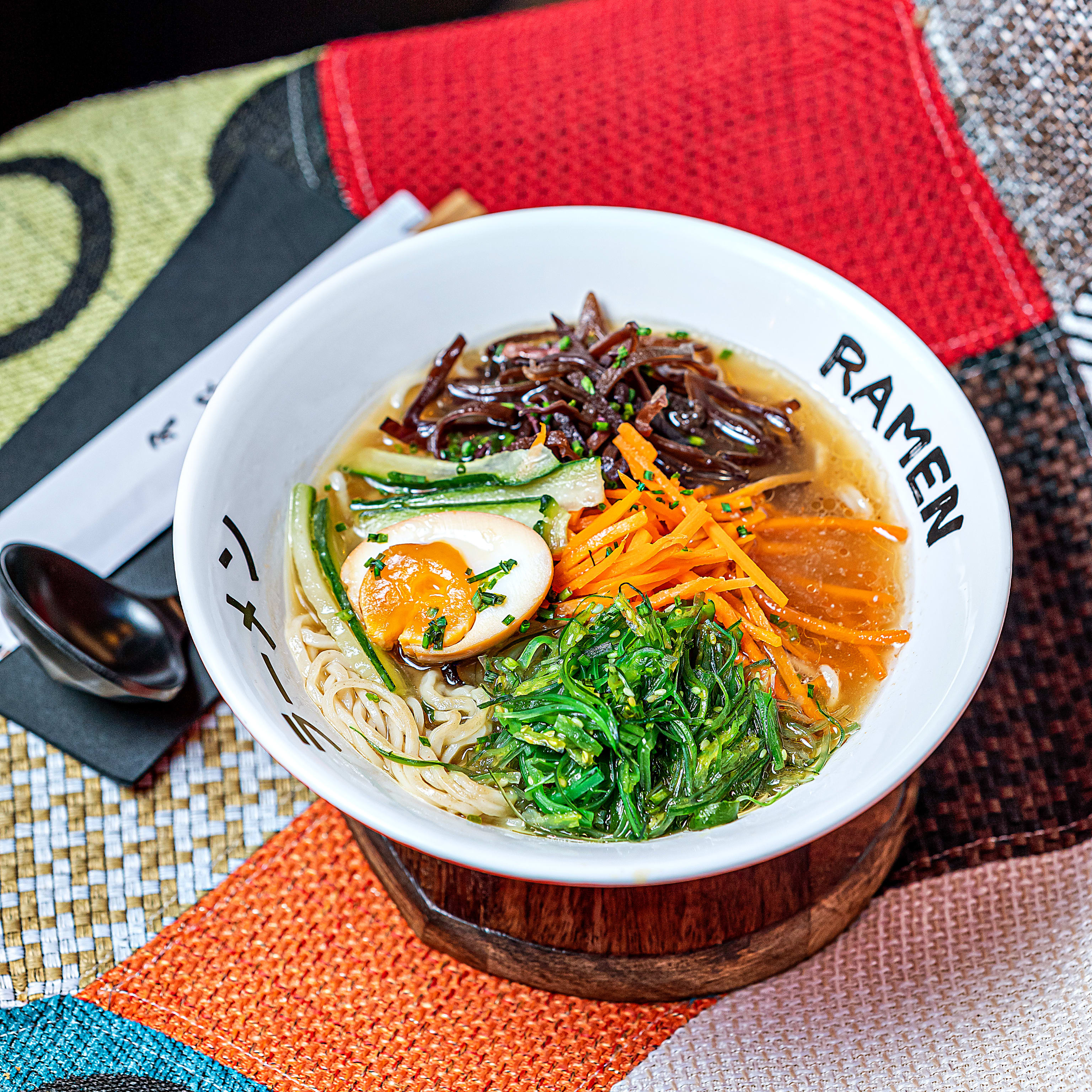 Ramen Vegetal (No vegetariano)