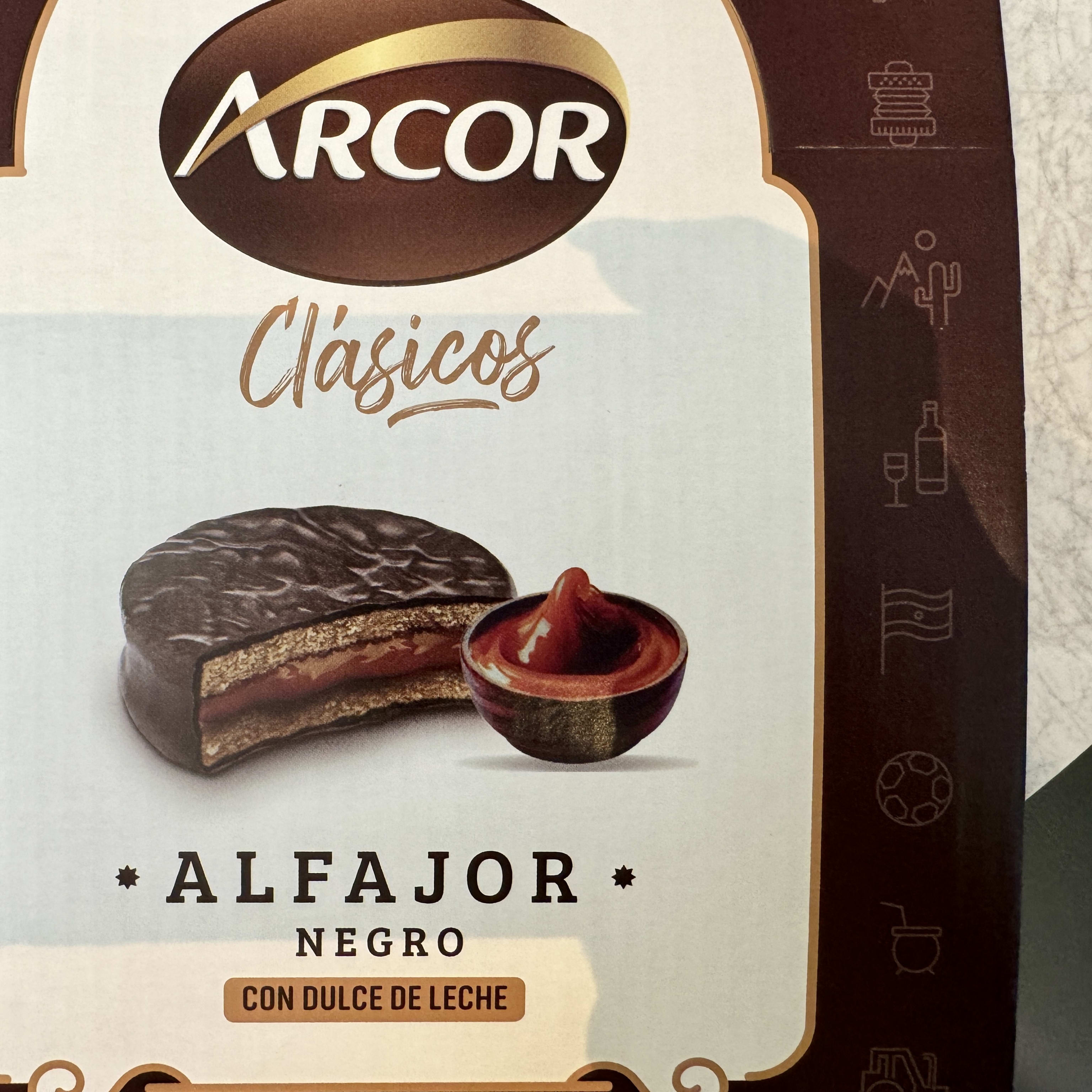 ALFAJORES Arcor Clásicos - NEGRO - 18 uds (900g)