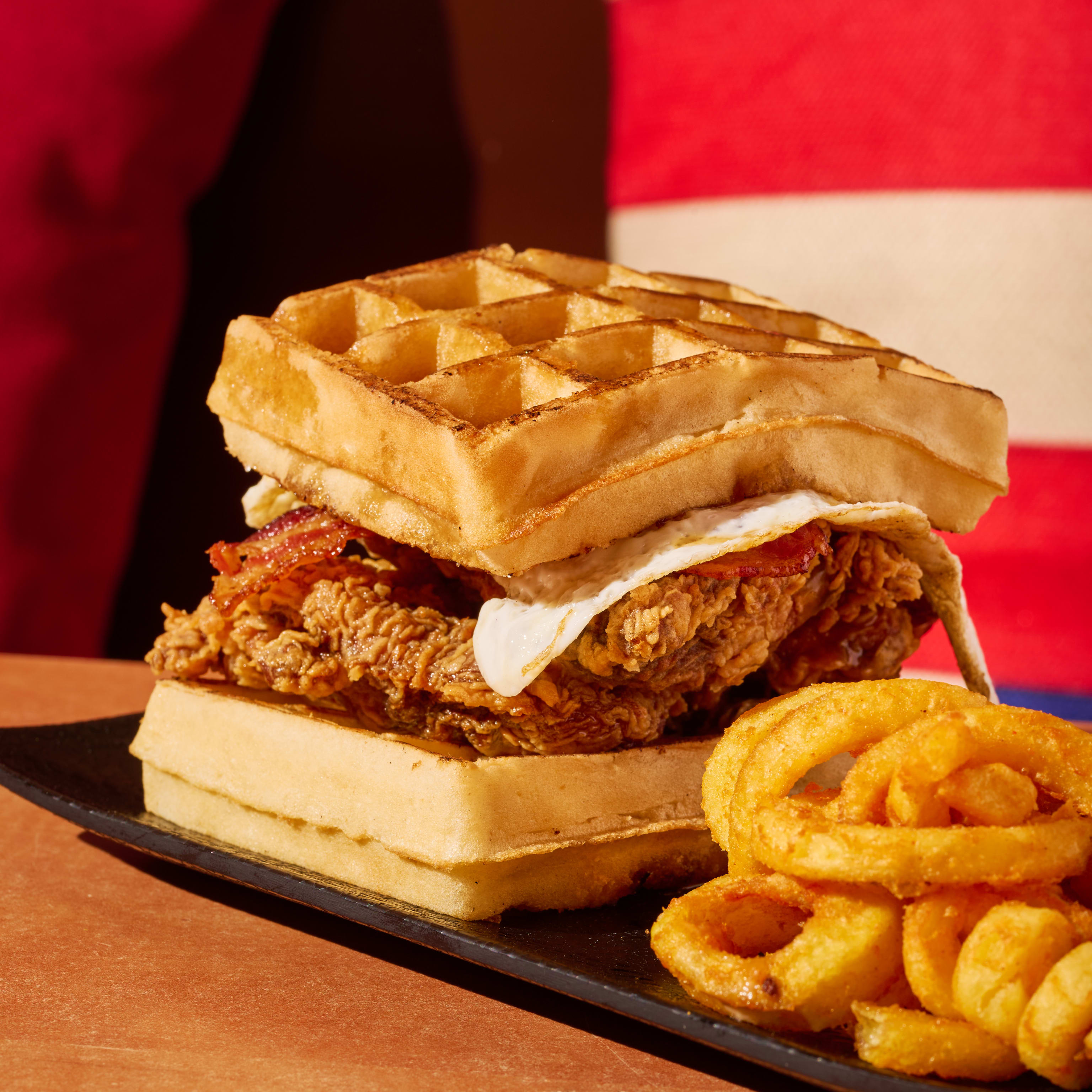 Chicken & Waffle Burger