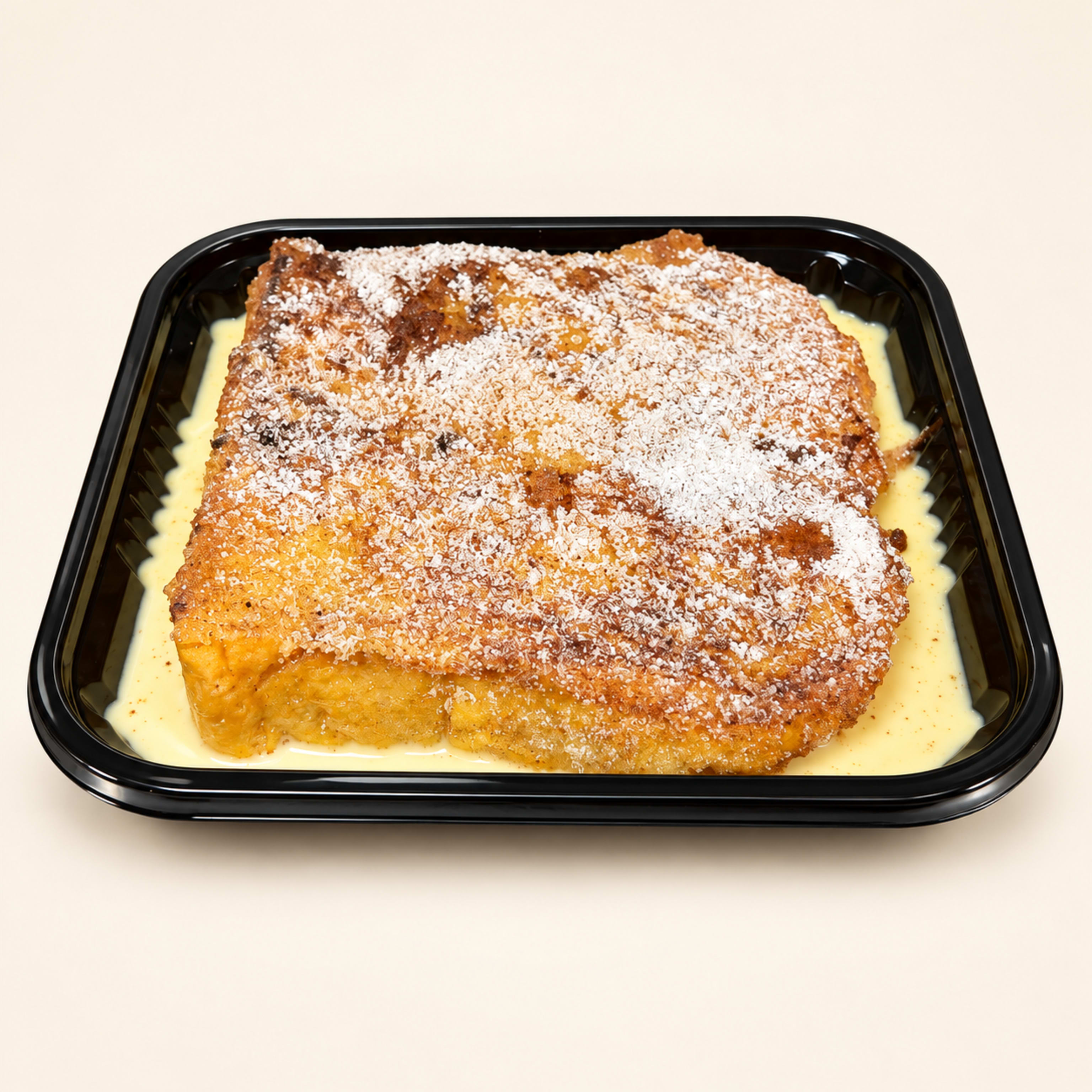 Torrija con crema inglesa