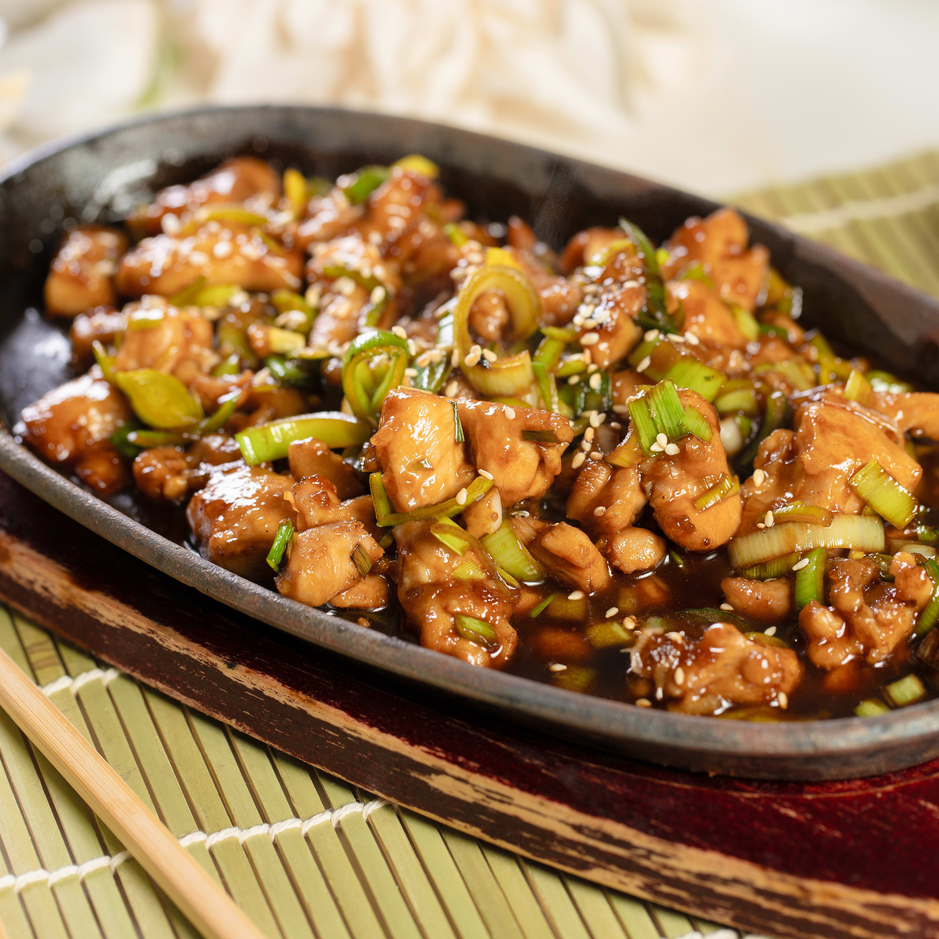 Teppanyaki de Pollo con Salsa Teriyaki
