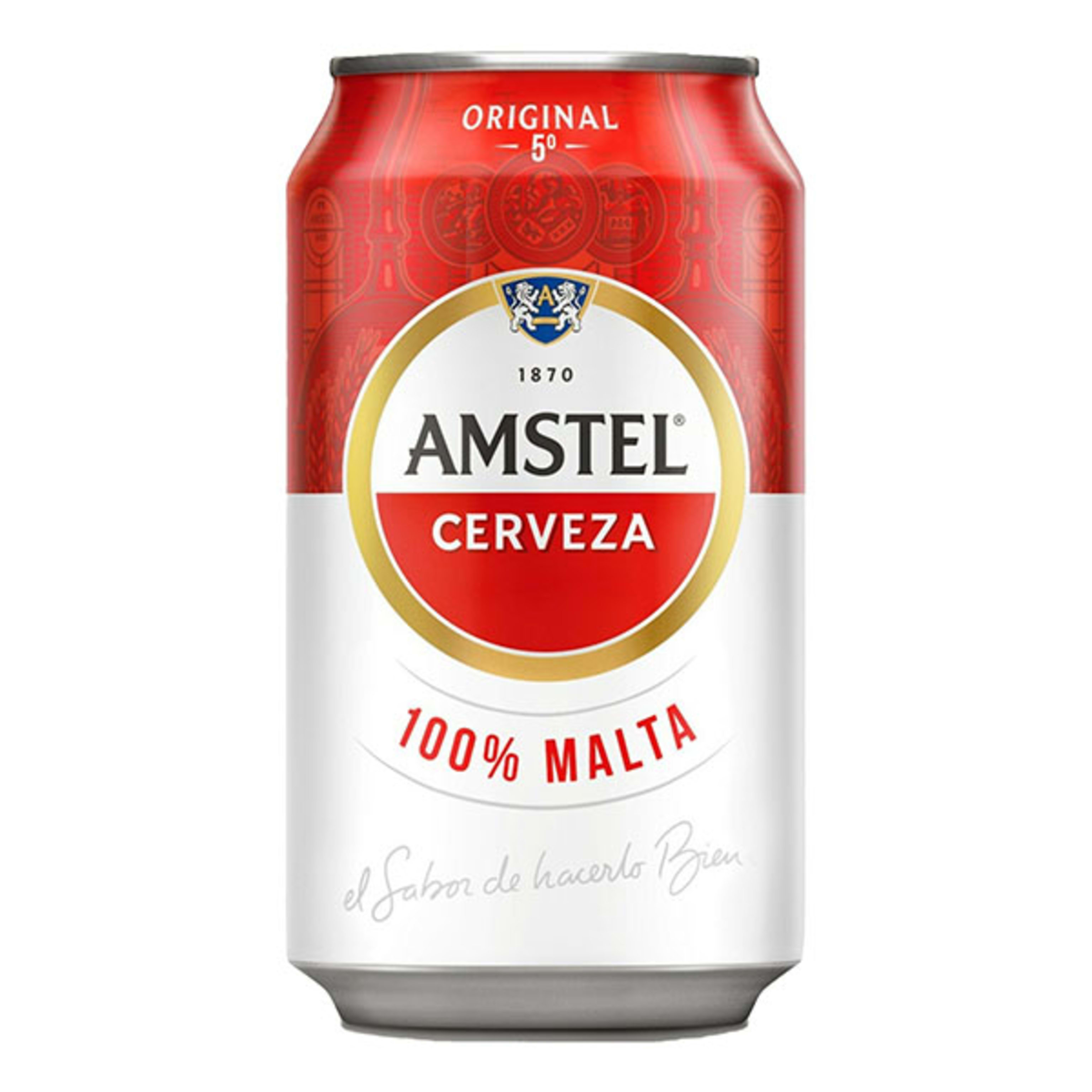 Cerveza lata Amstel