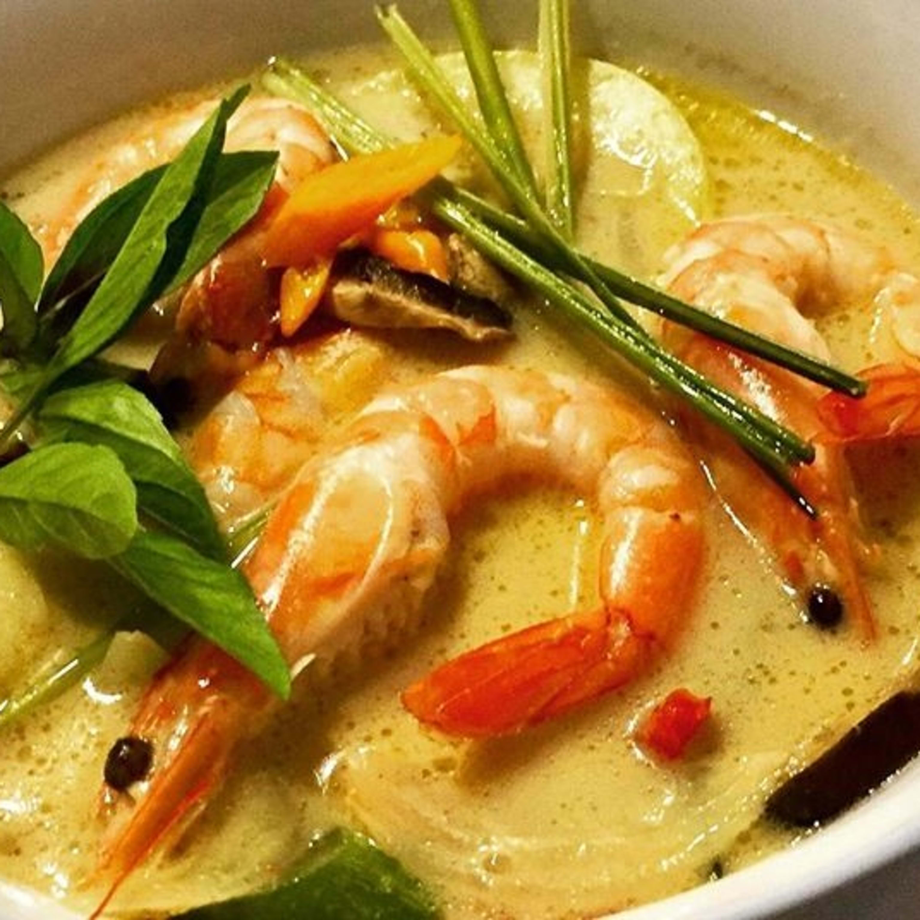 Cà Ri Tôm  (Langostinos al Curry)