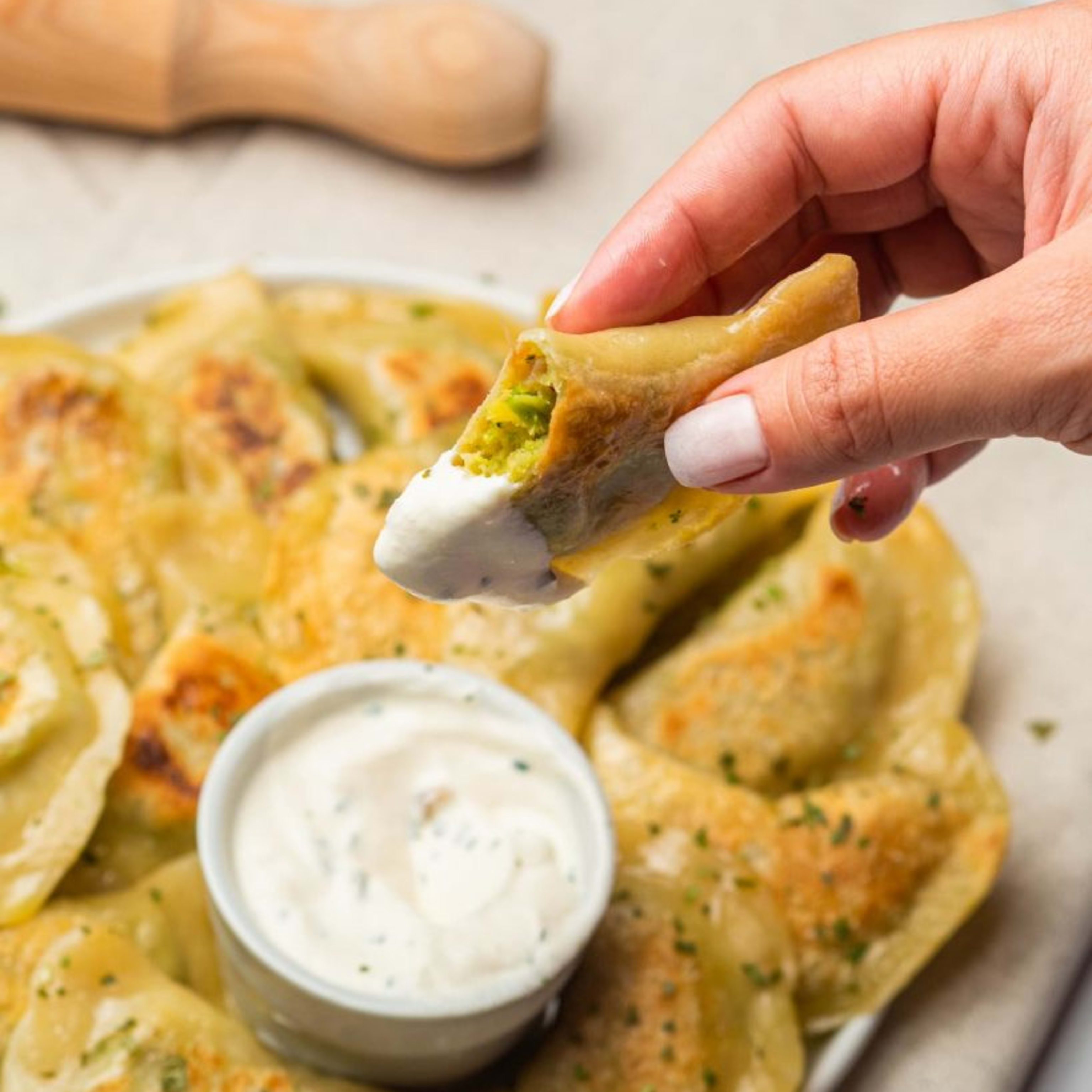 Gyozas de verduras