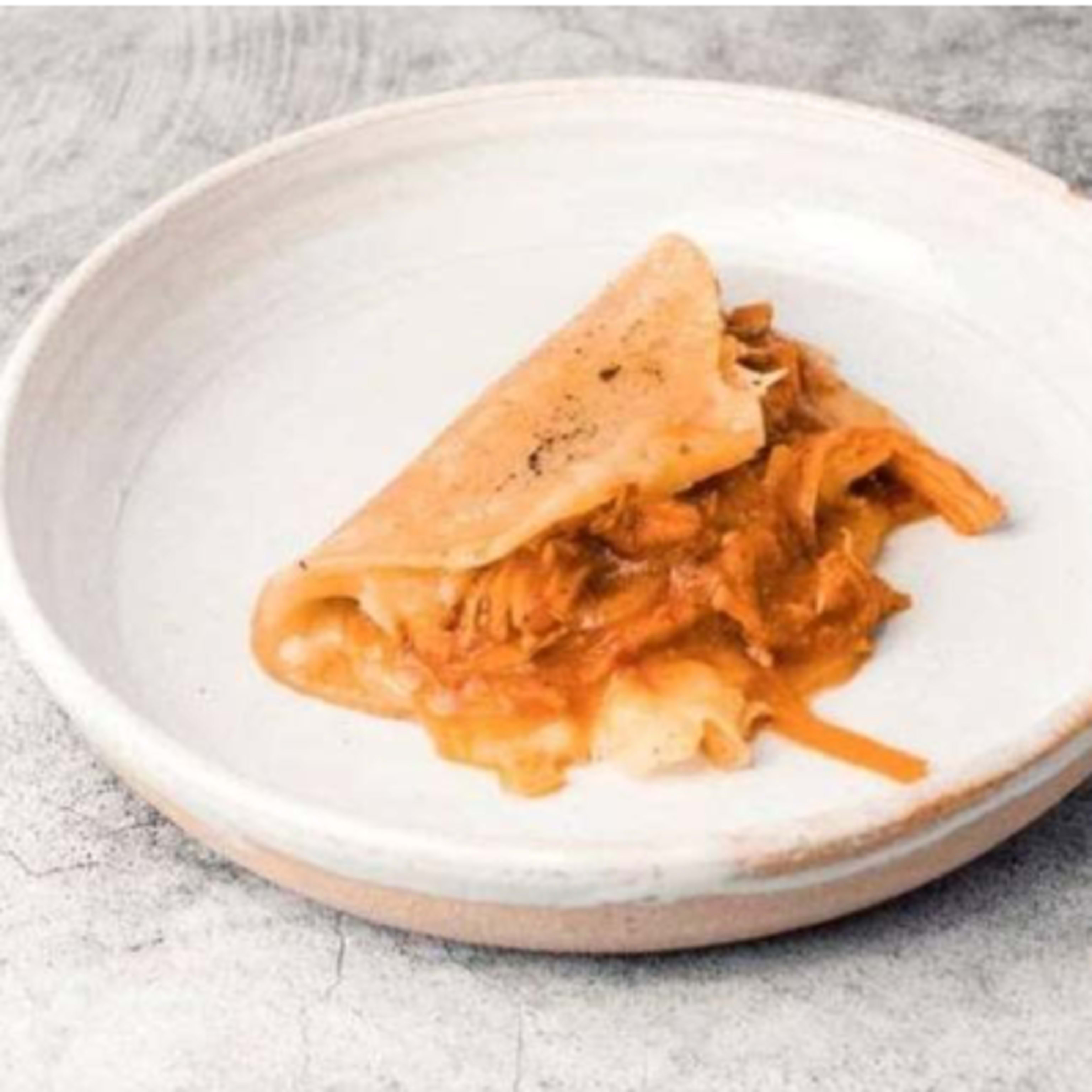 Quesadilla de Tinga (1 Ud)