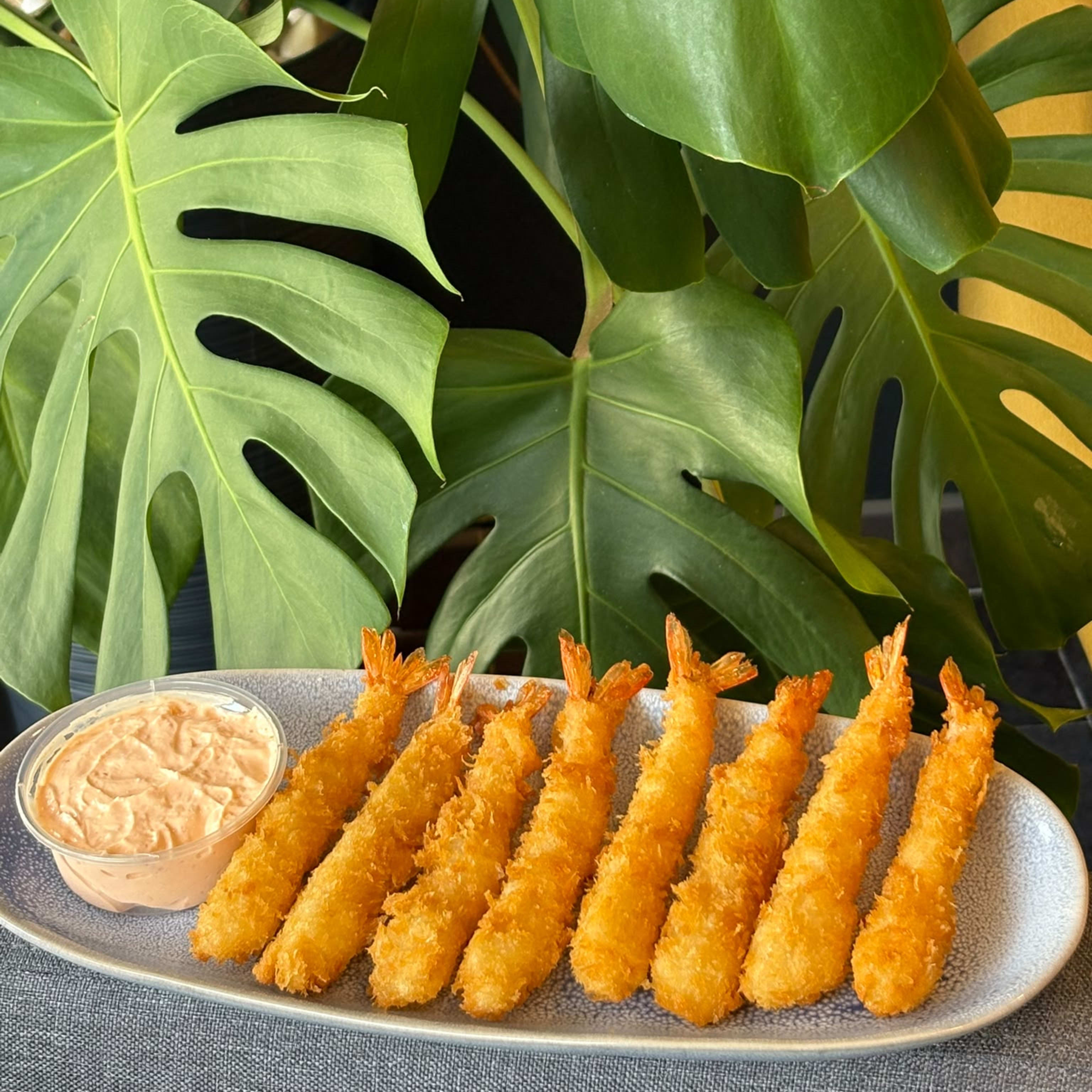 Langostinos Panko con salsa a elegir (8u)