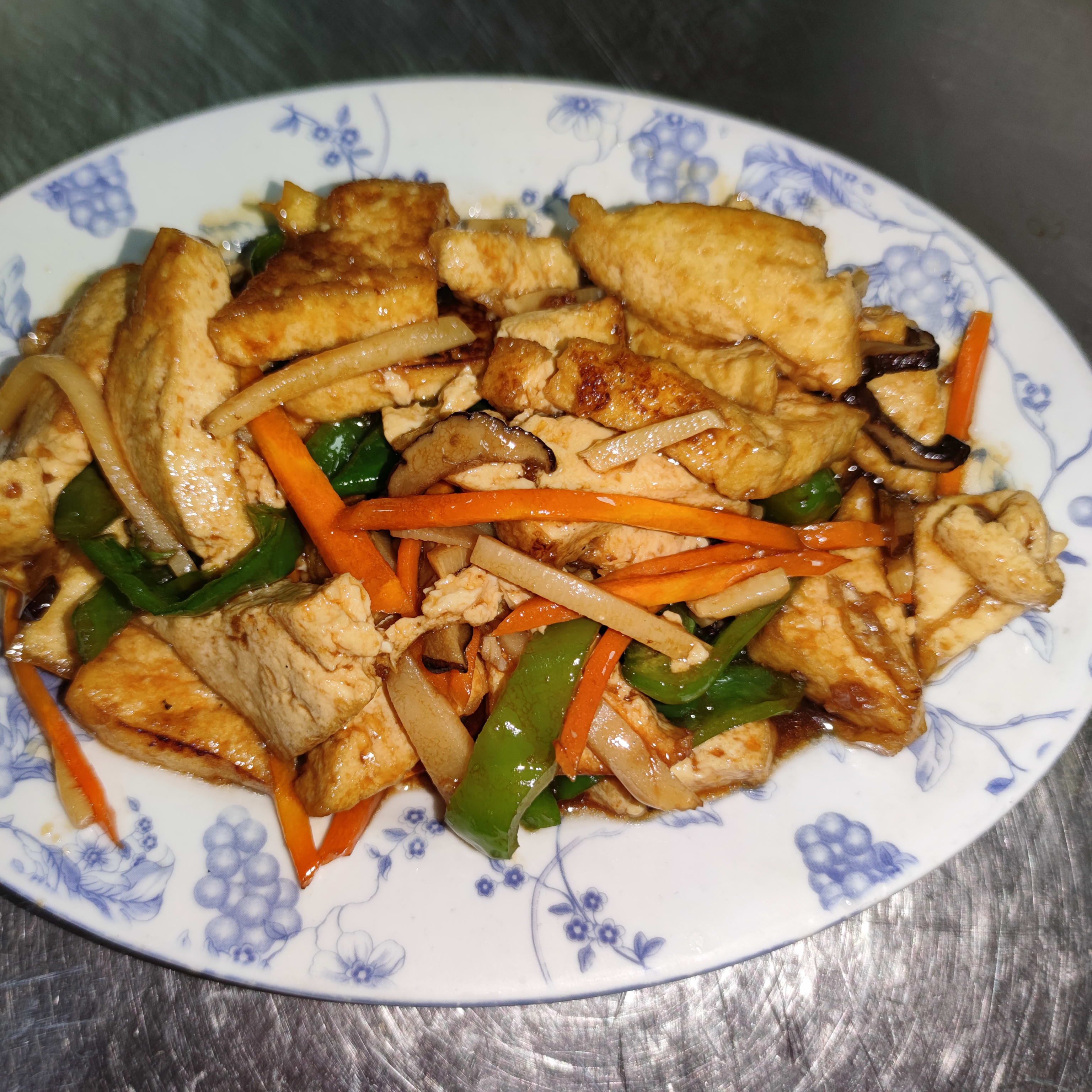 33. Tofu con Salsa de Soja