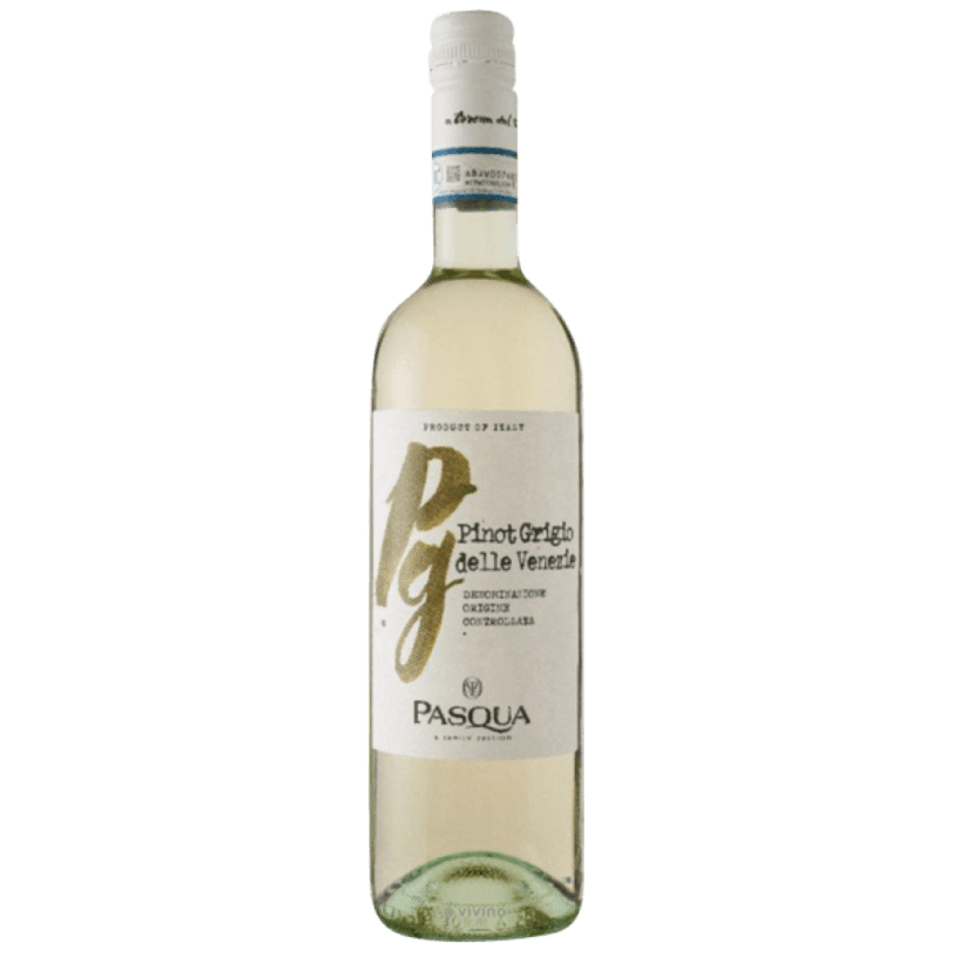 Botella Vino Blanco D.O. Pinot Grigio.