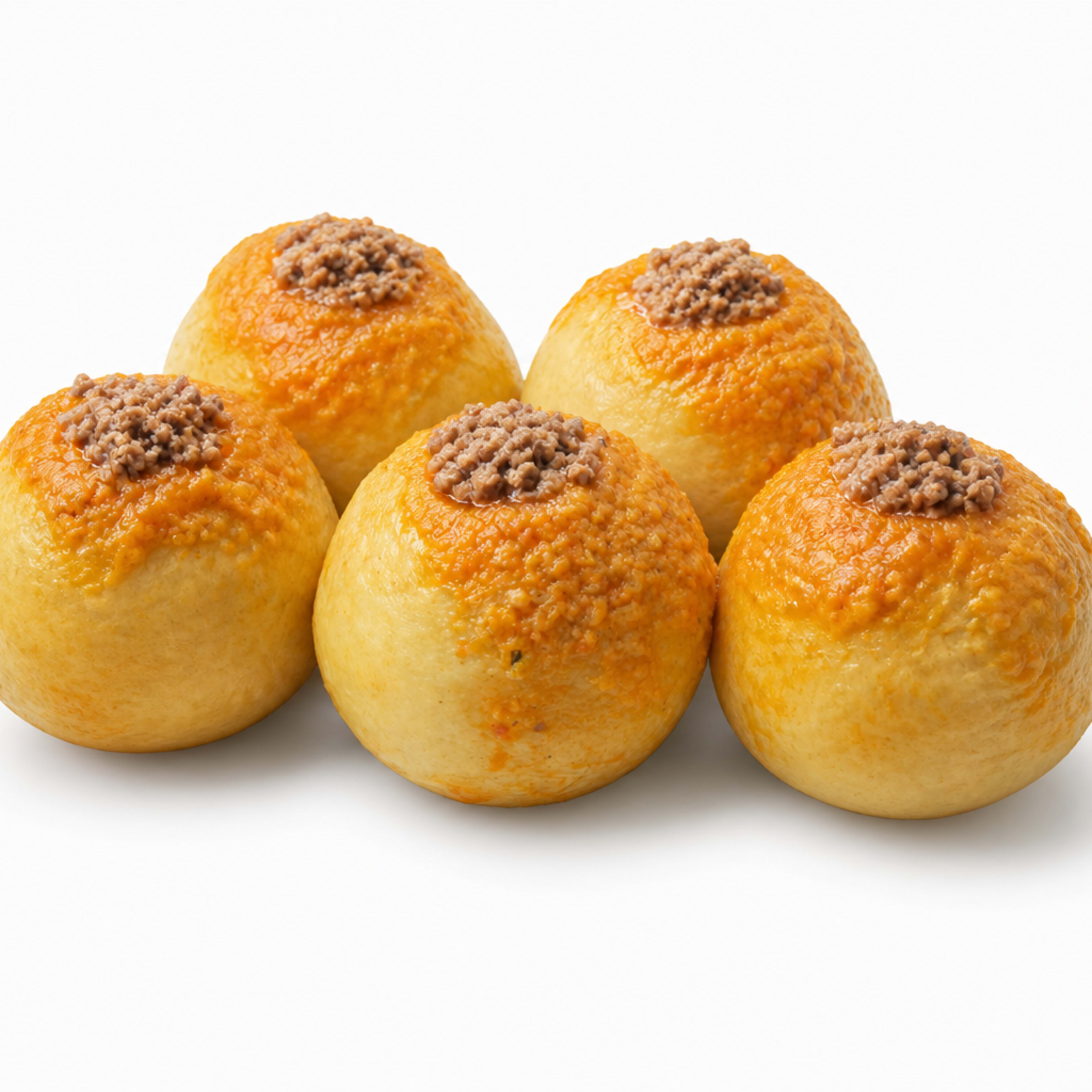 Papas rellenas de cabra