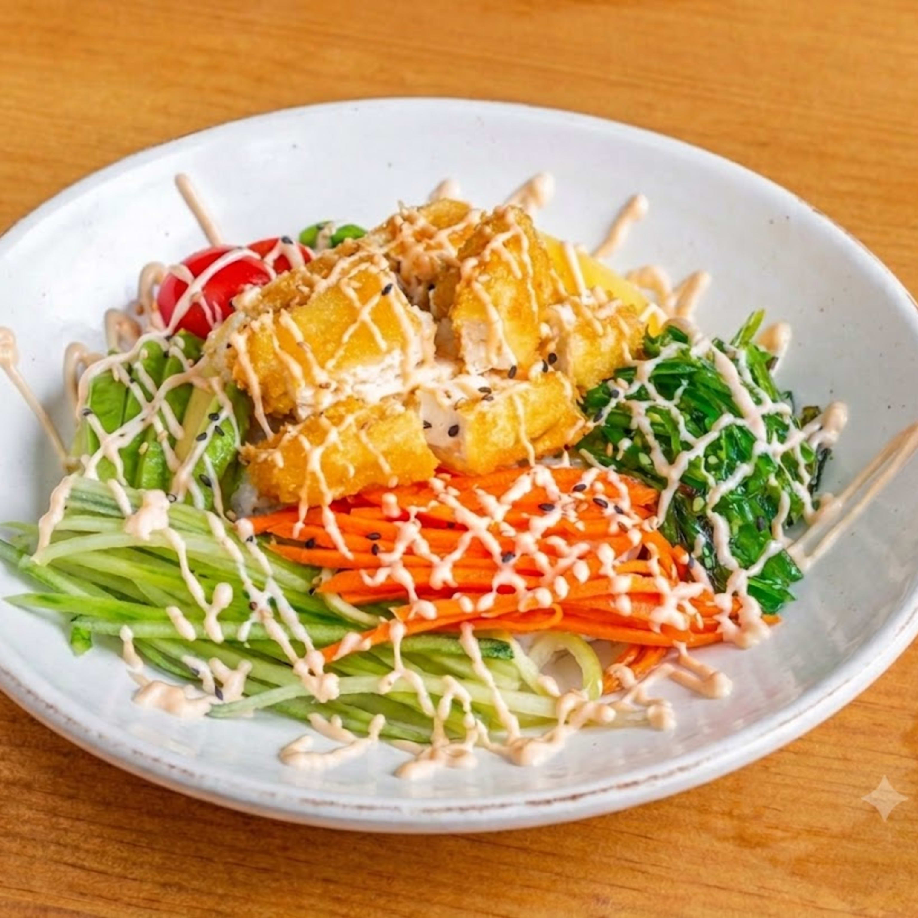  Poke Crispy Tofu VEGAN 