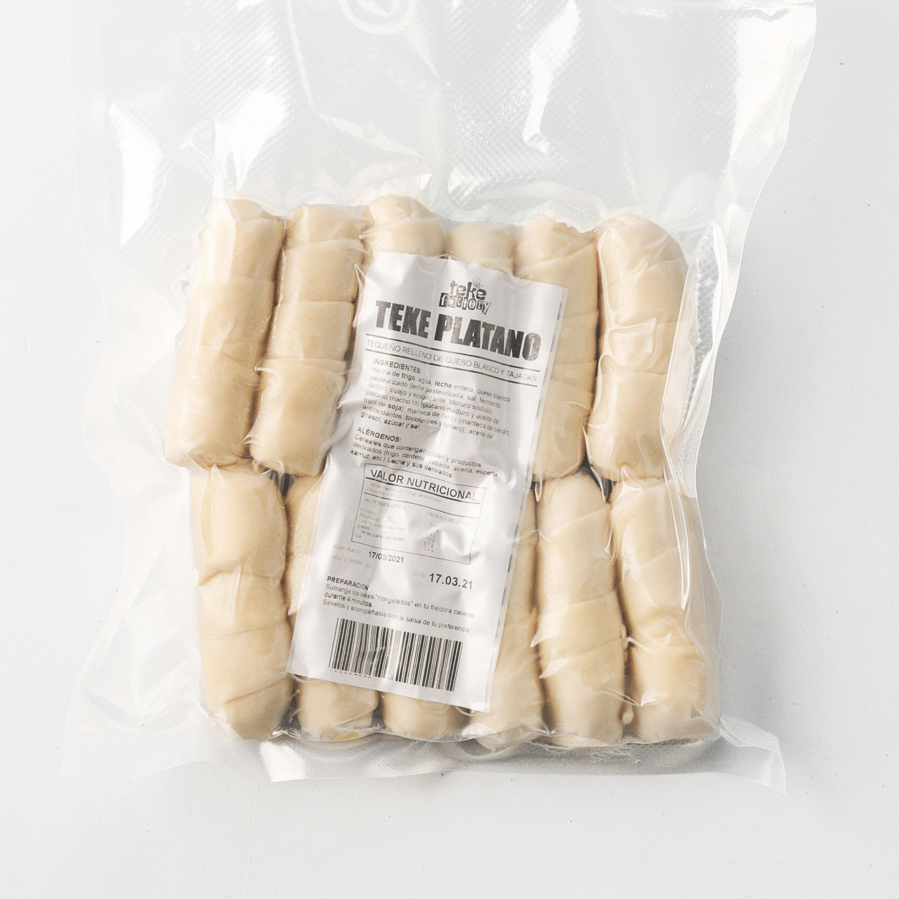 Tequeño de plátano macho y queso