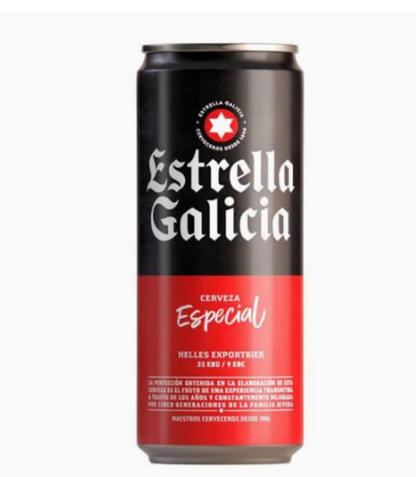 LATA DE ESTRELLA GALICIA