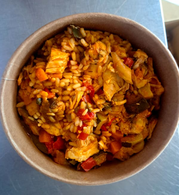 ARROZ CON POLLO Y CURRY