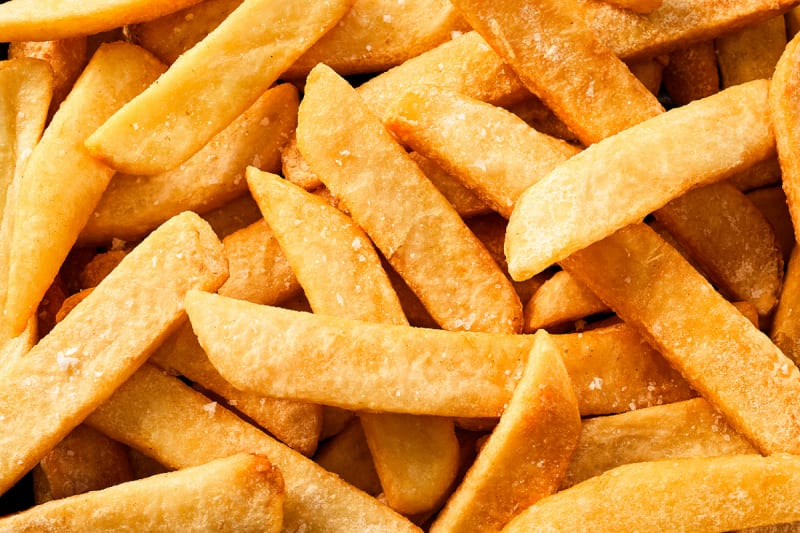 Patatas fritas al bastón