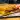 Pork loin, cheese and bacon sandwich