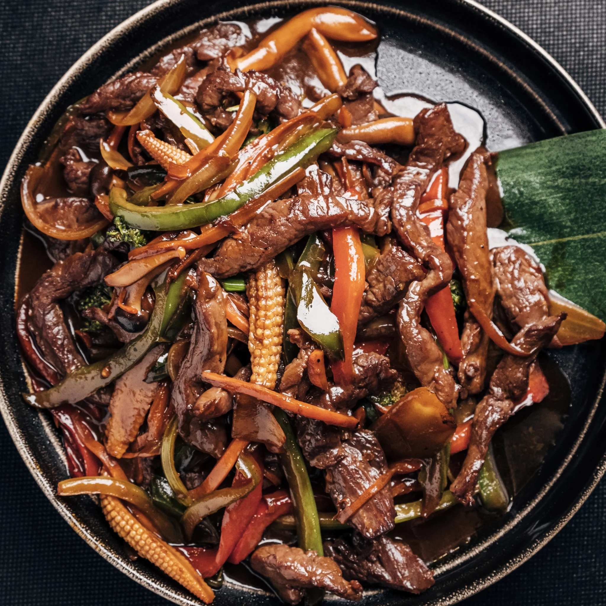 Tiras de Ternera Con Verduras
